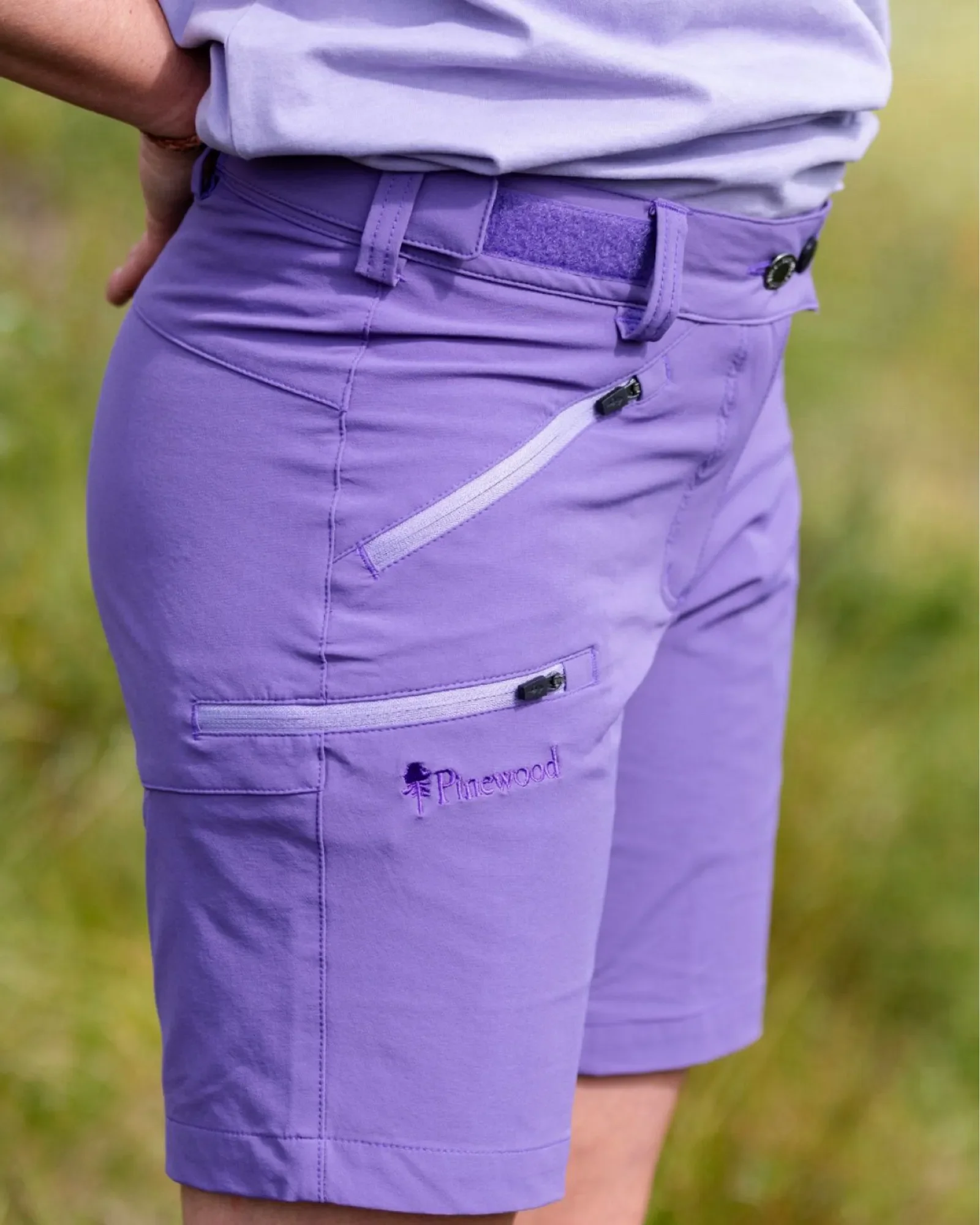 Abisko Light Stretch Shorts Dam / Lilac - Image 7