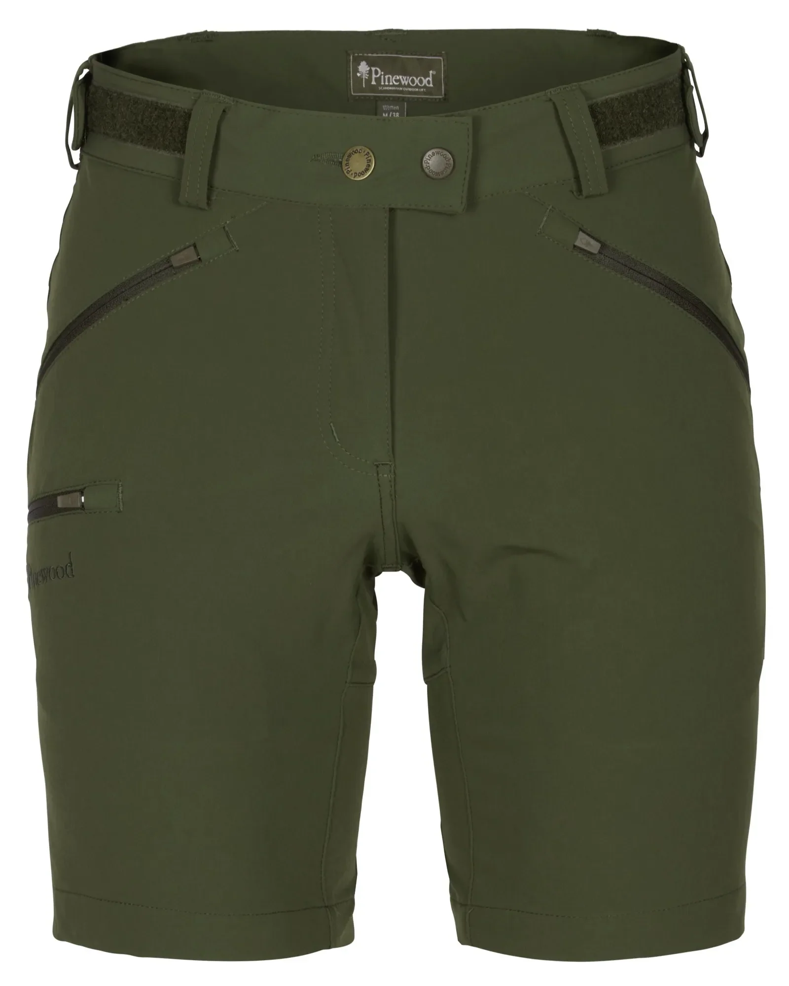 Abisko Light Stretch Shorts Dam / Moss Green - Image 3