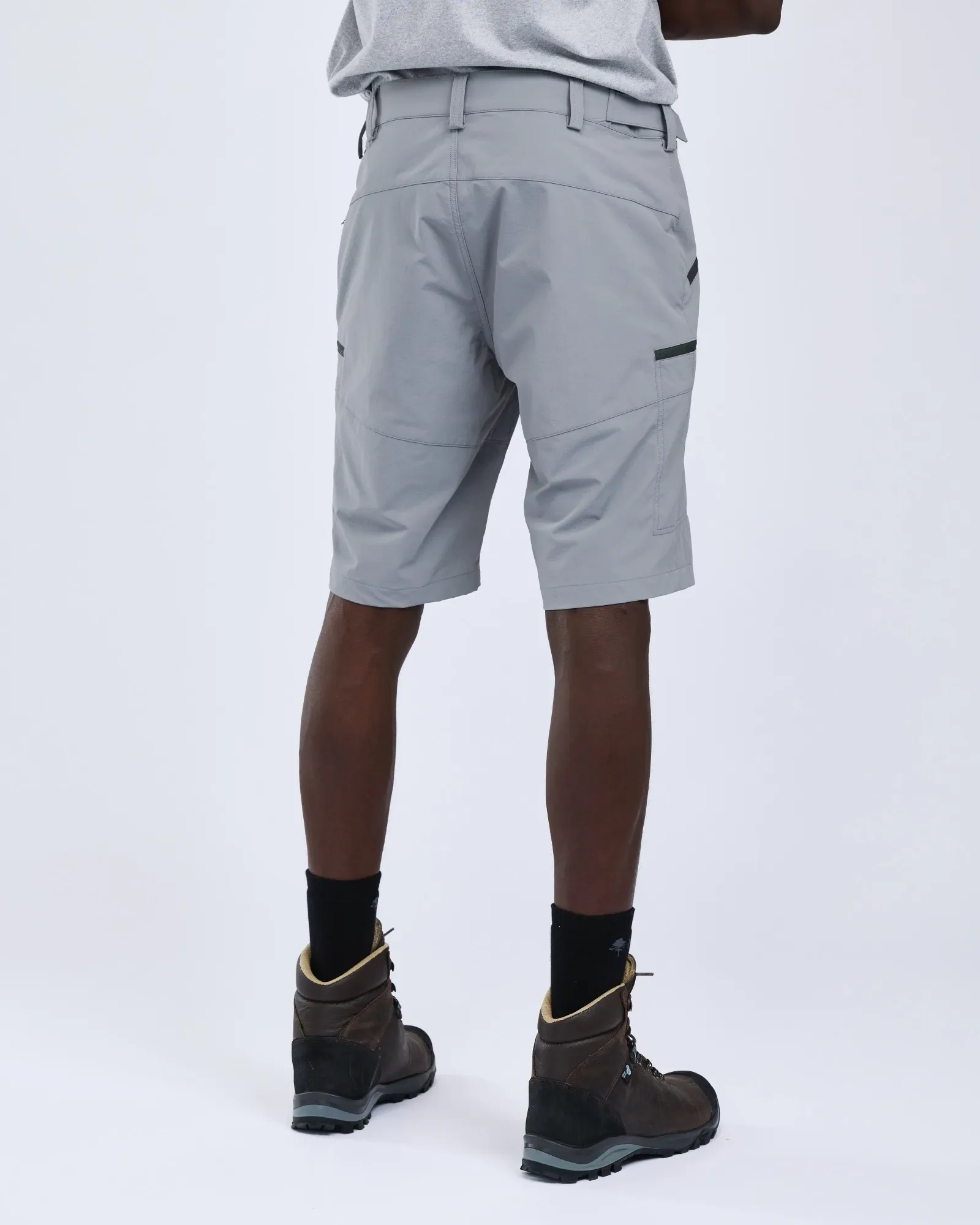 Abisko Light Stretch Shorts Herr / Mid Grey - Image 2