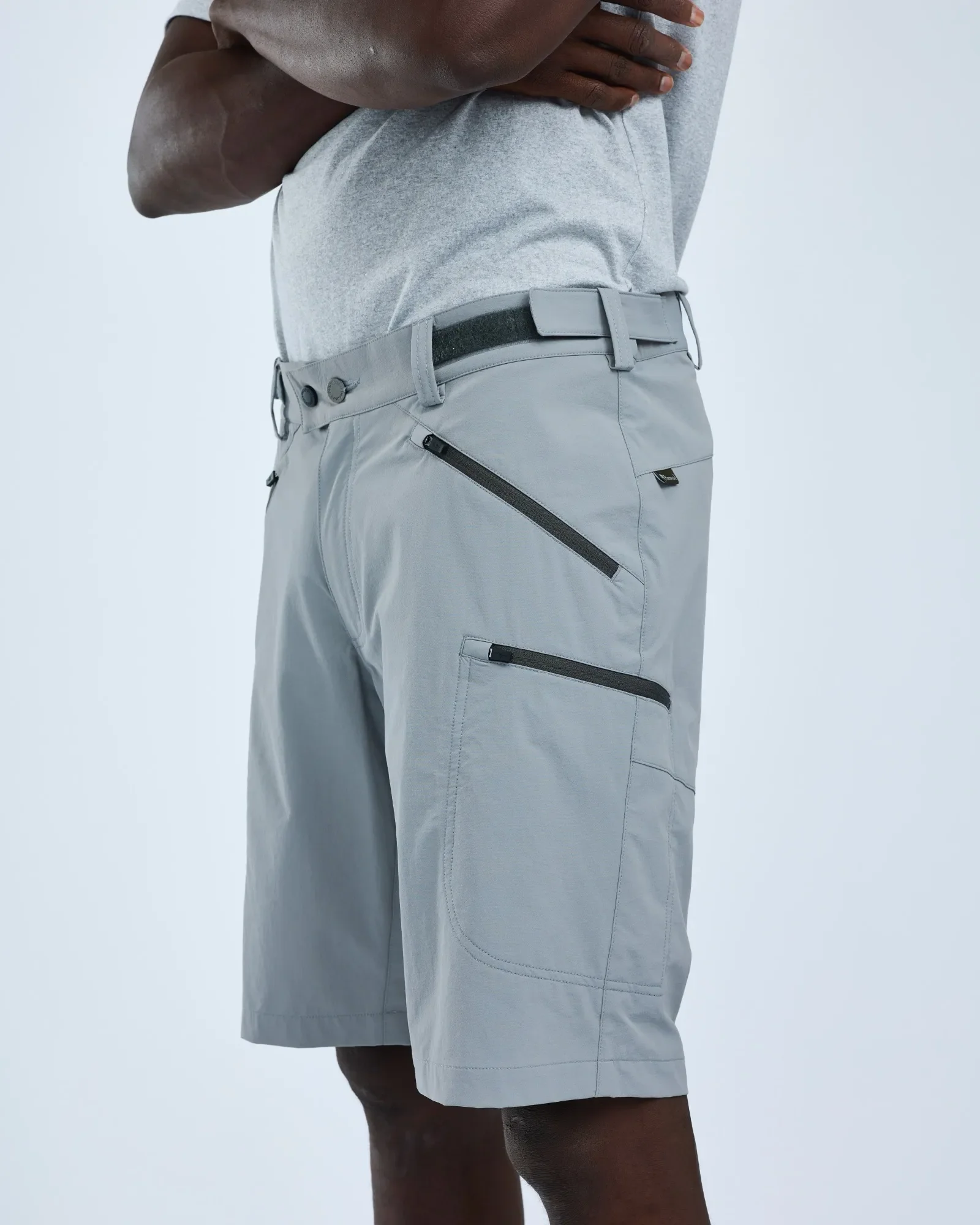 Abisko Light Stretch Shorts Herr / Mid Grey - Image 4