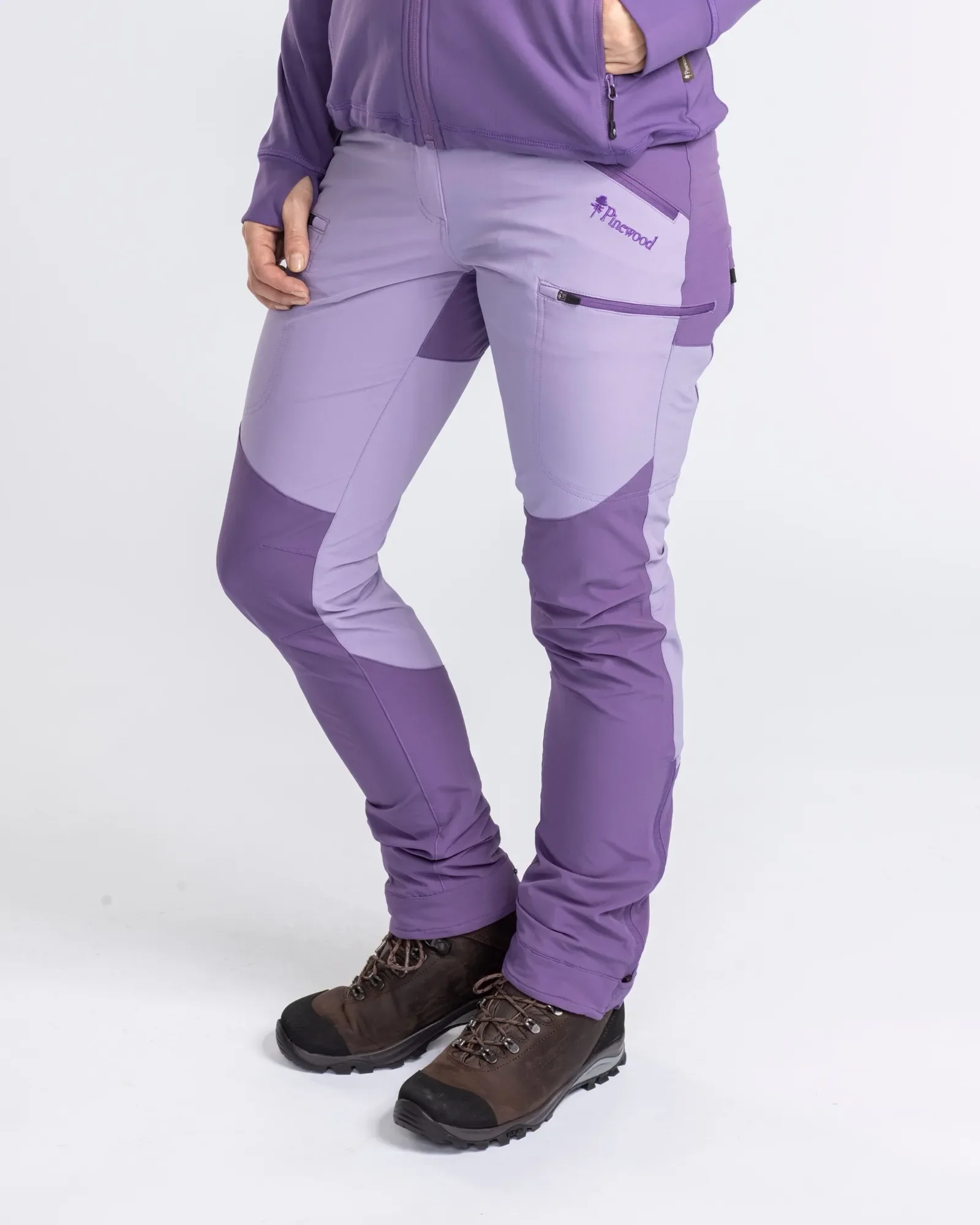 Abisko Light Stretchbyxor Dam / L.Lilac/Lilac