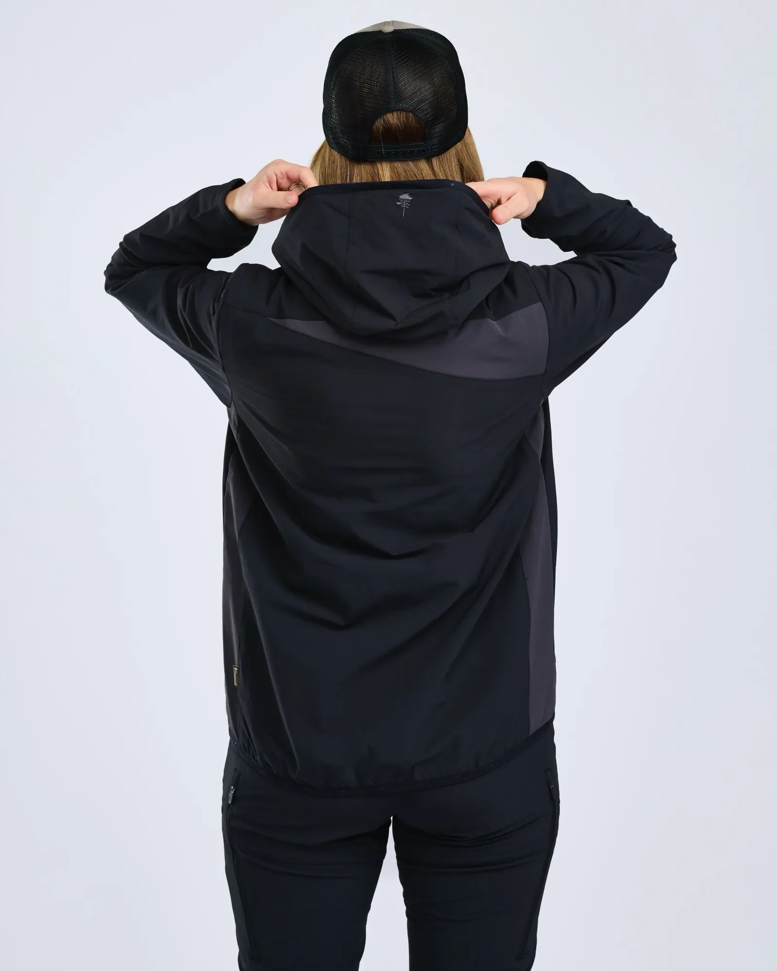 Abisko Light Stretchjacka Dam / Black/D.Anthracite - Image 2