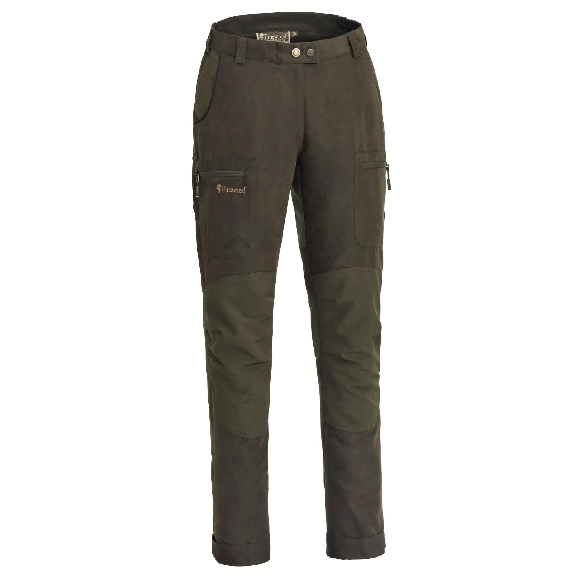 Caribou Hunt Extreme Jaktbyxa Dam / Suede Brown/D.Olive - Image 6