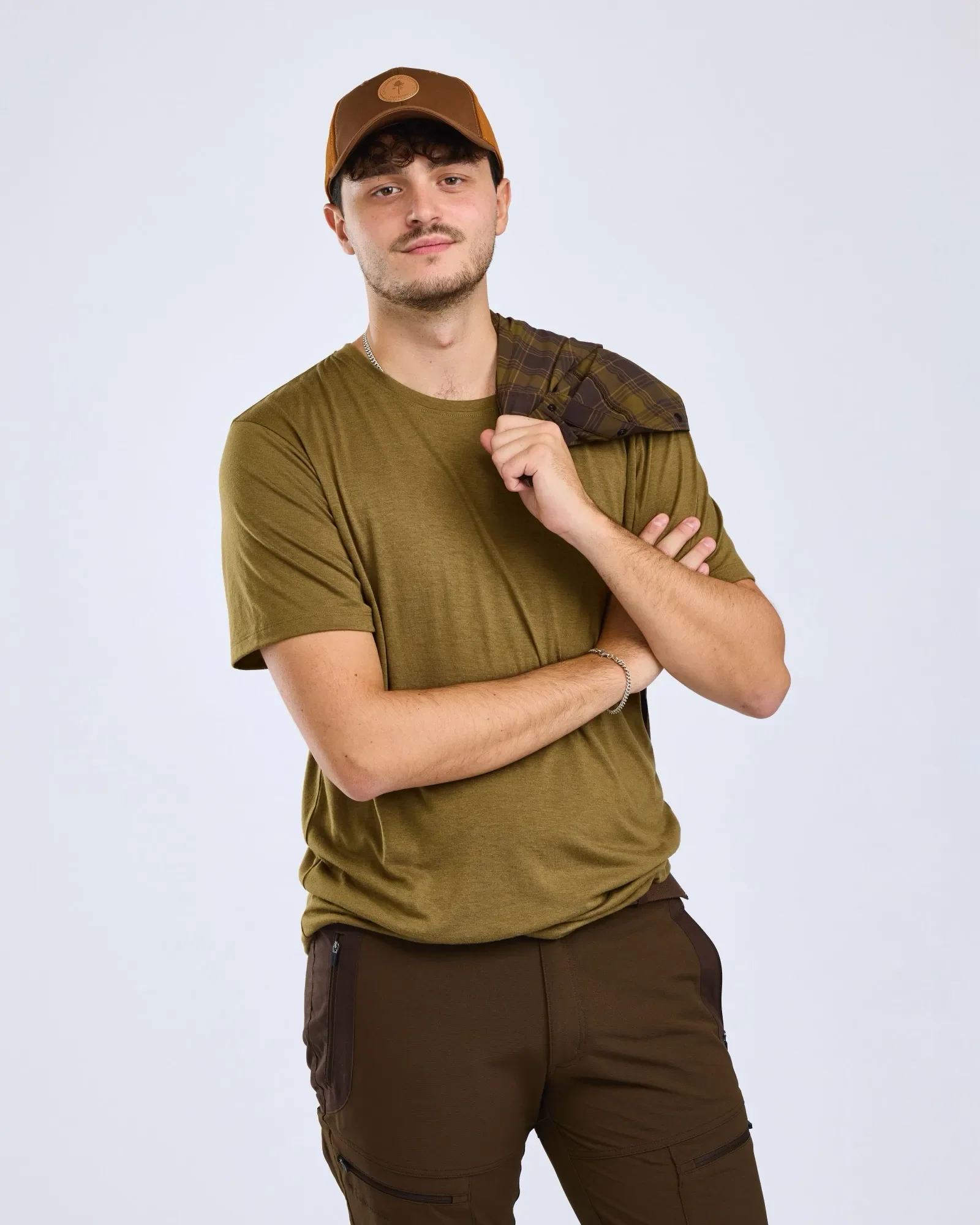 Finnveden Forest T-shirt Herr / Olive Green