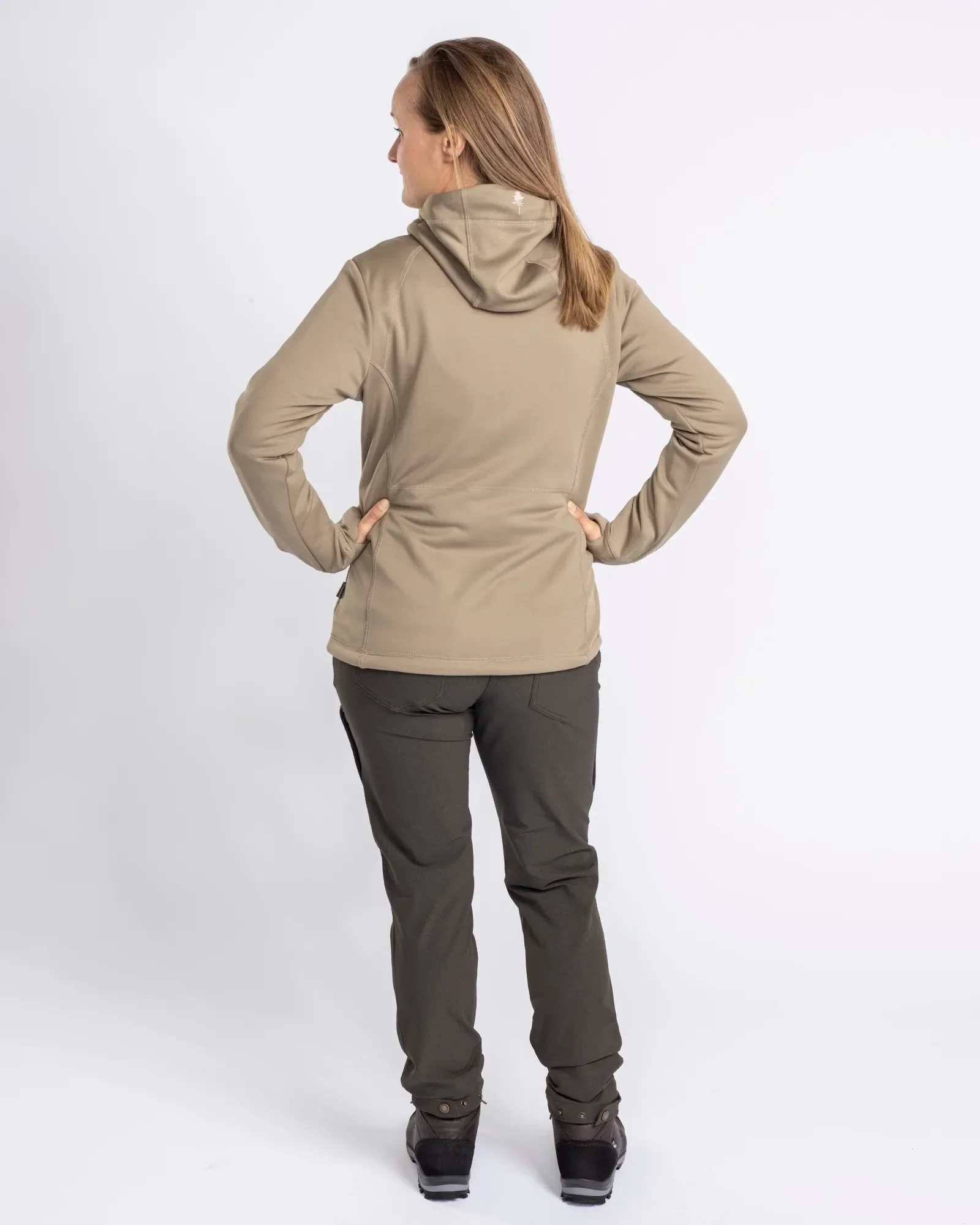 Finnveden Hoodie Dam / Mid Khaki - Image 2