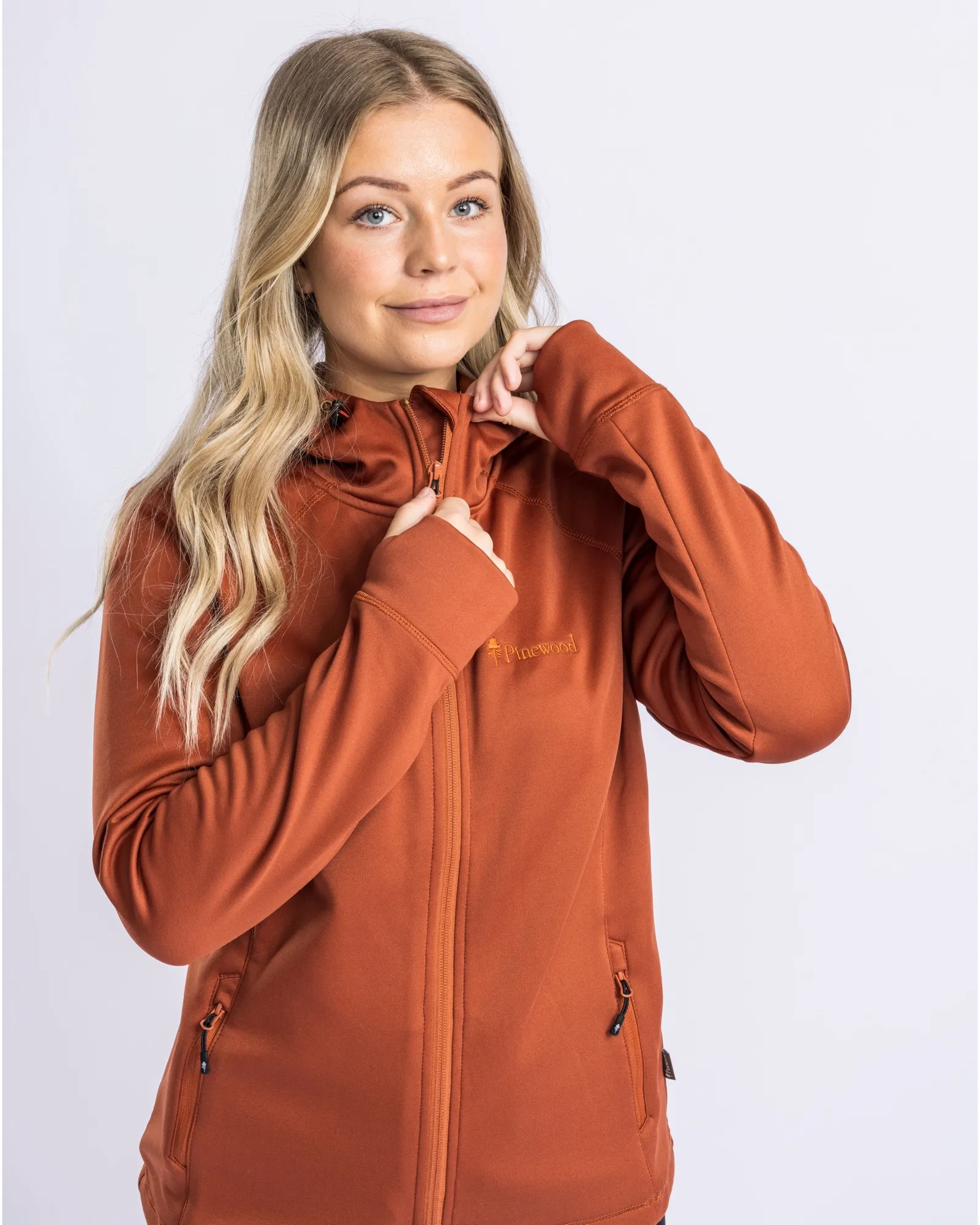 Finnveden Hoodie Dam / Terracotta