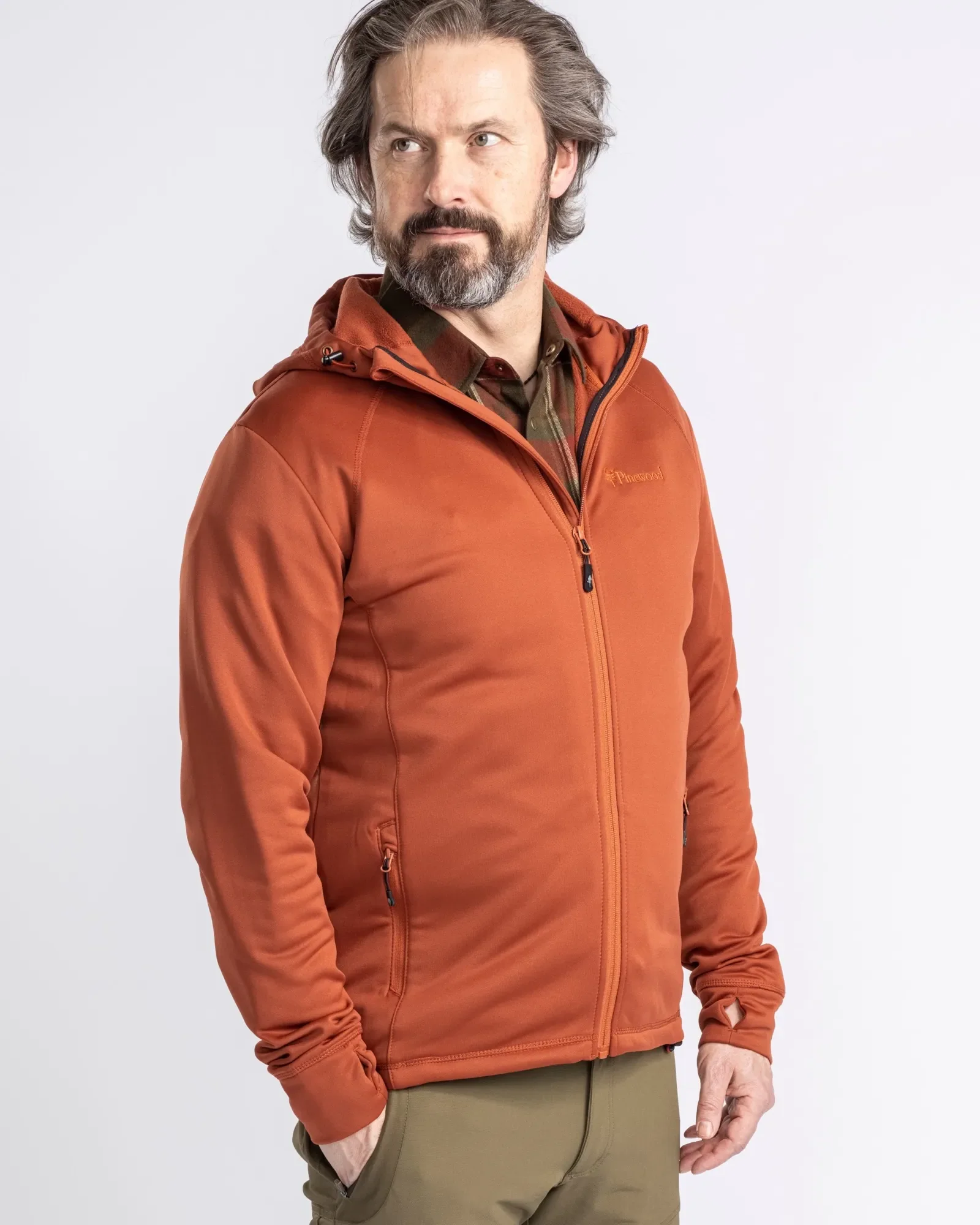 Finnveden Hoodie Herr / Terracotta