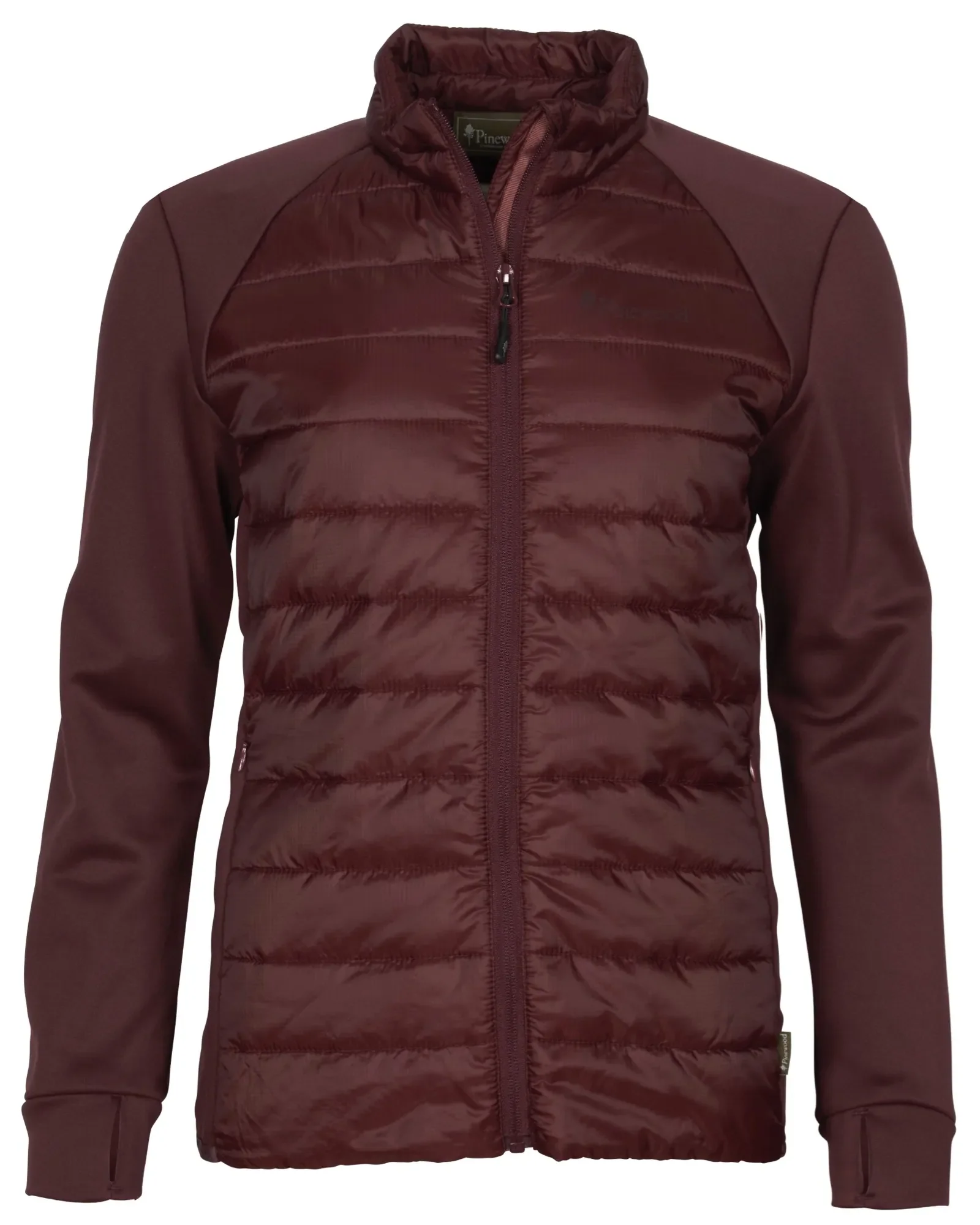 Finnveden Hybrid Powerfleecejacka Dam / Earth Plum - Image 5