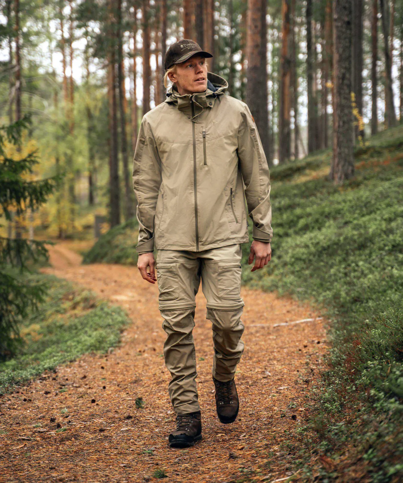 Finnveden Hybrid Zip-off Byxa Herr / L.Khaki - Image 2