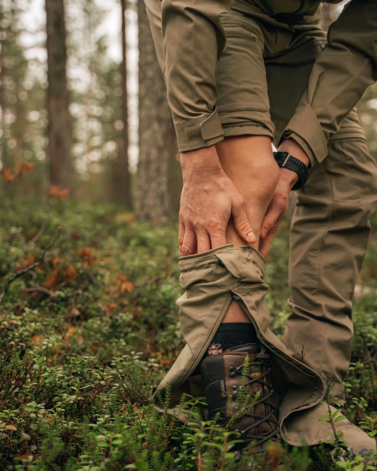 Finnveden Hybrid Zip-off Byxa Herr / L.Khaki - Image 3