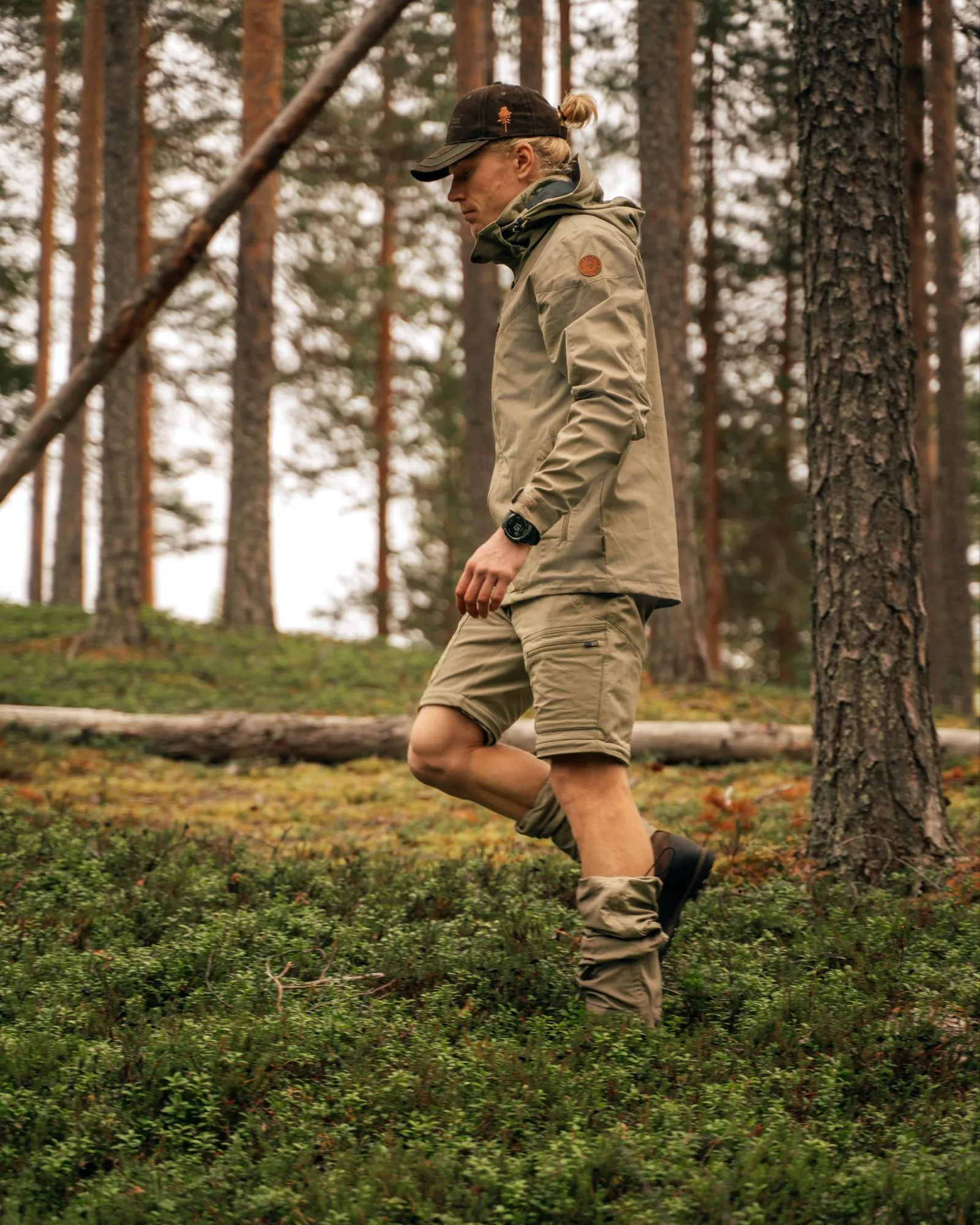 Finnveden Hybrid Zip-off Byxa Herr / L.Khaki - Image 4