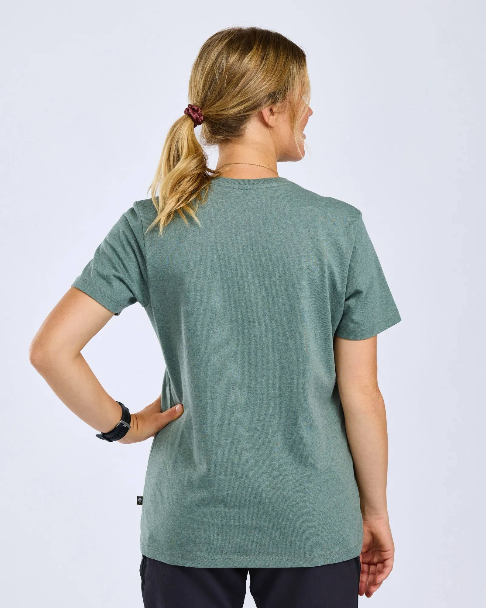 Finnveden Recycled T-shirt Outdoor Dam / AquaGr.Mel Campsite - Image 2