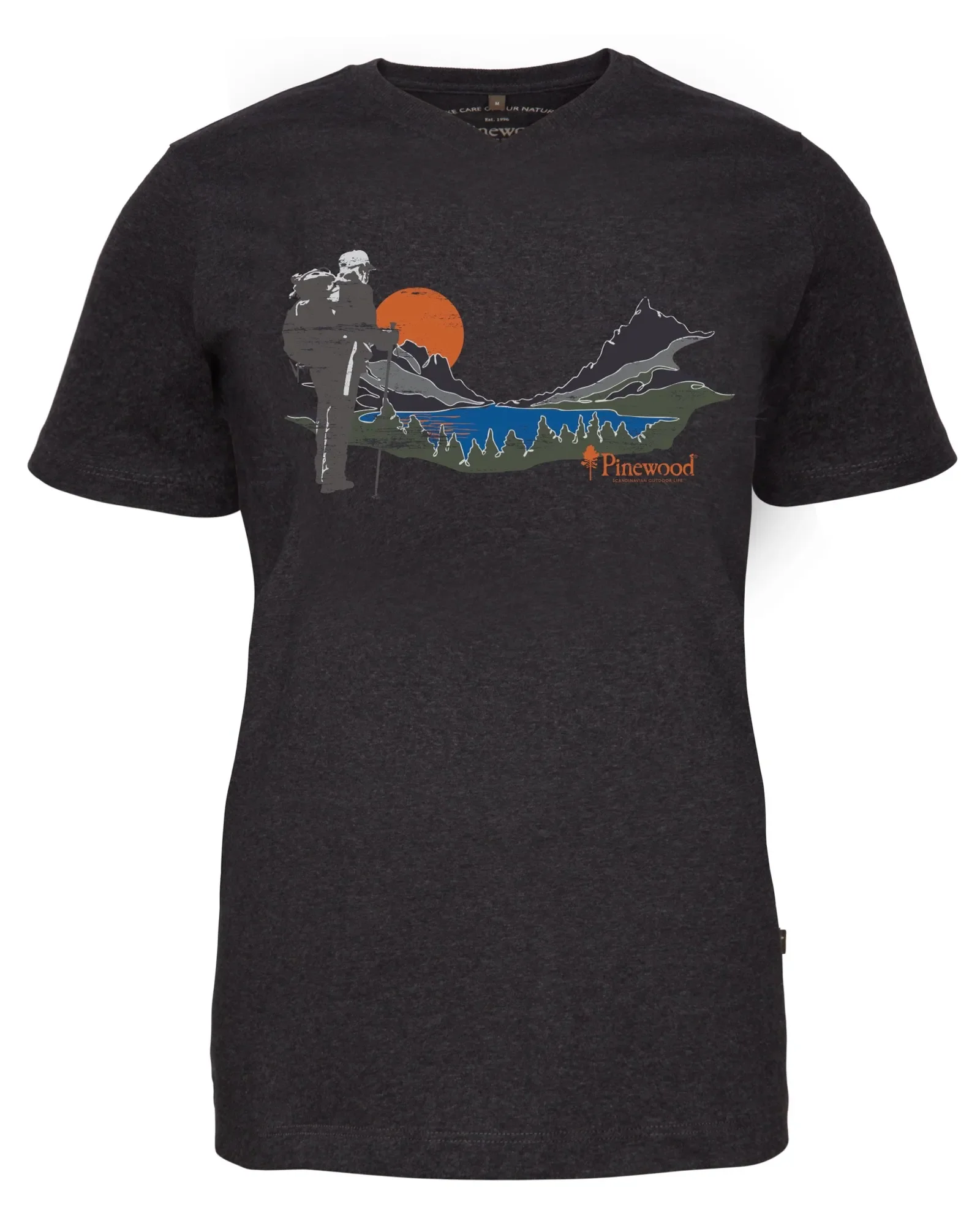 Finnveden Recycled T-shirt Outdoor Dam / D.Antr Mel Sunset