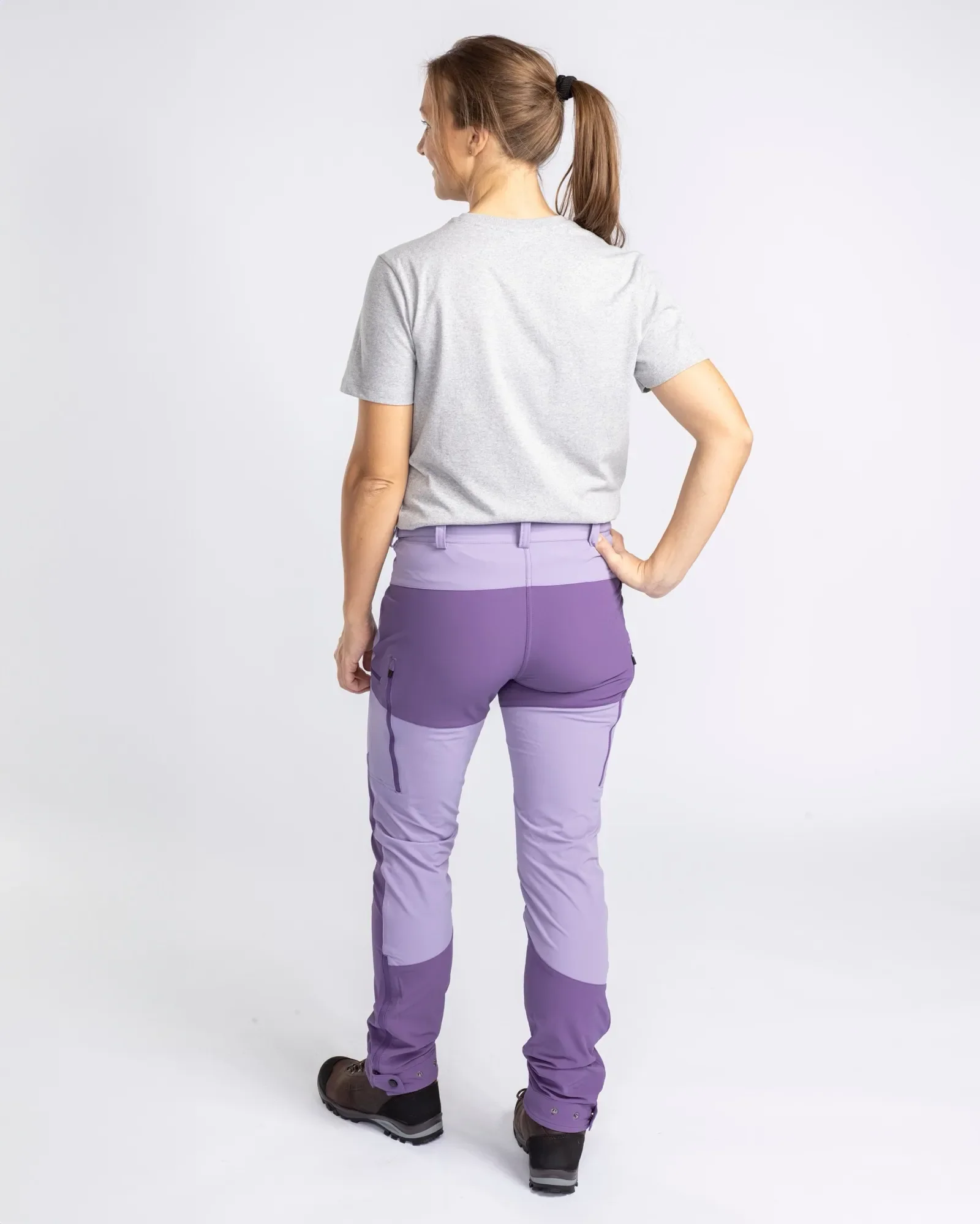 Finnveden Recycled T-shirt Outdoor Dam / L.Grey Mel - Image 2