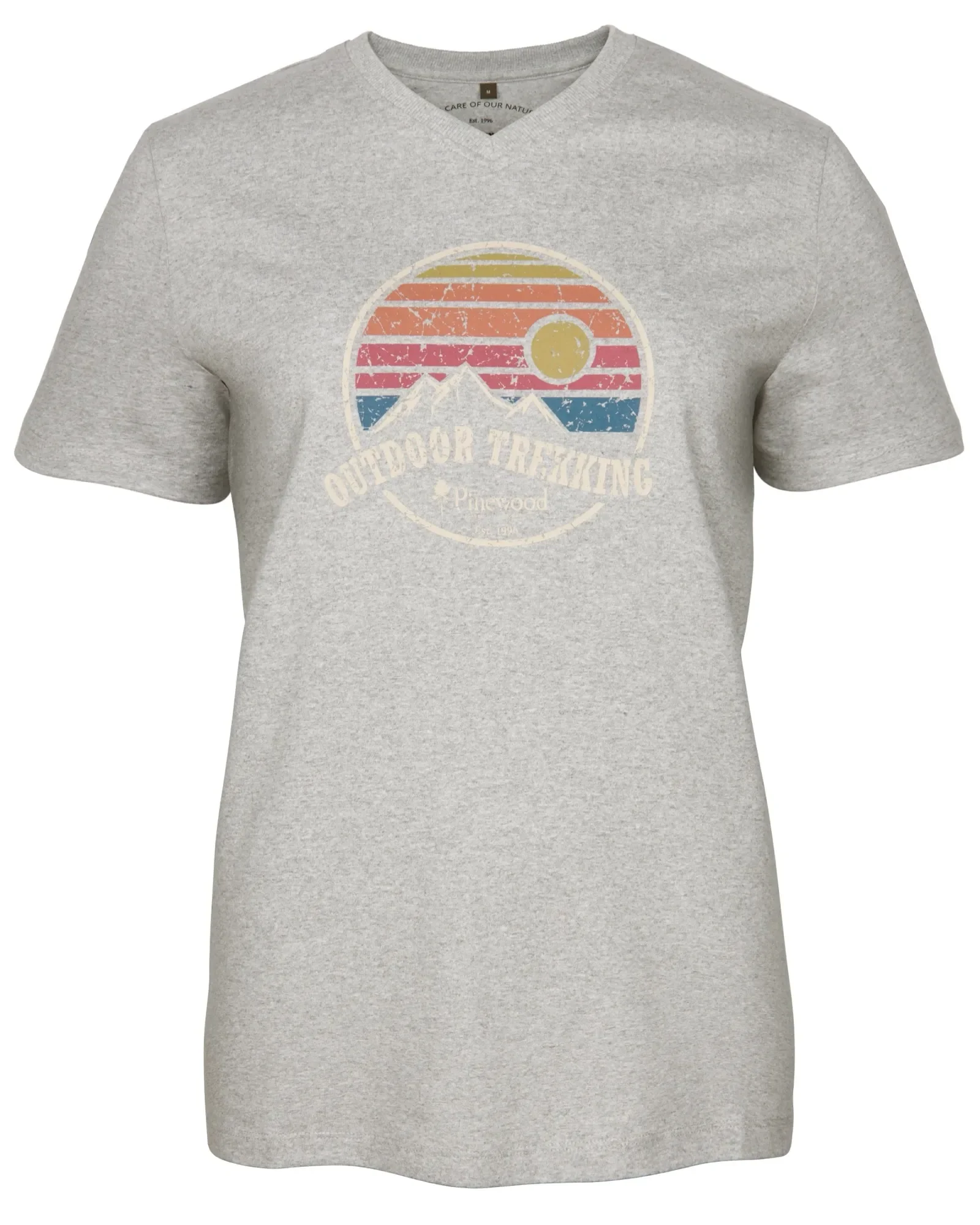 Finnveden Recycled T-shirt Outdoor Dam / L.Grey Mel - Image 3