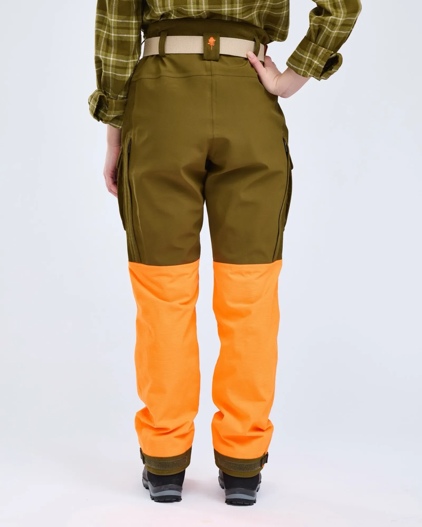 Furudal Expert 2L Hunting Byxor Dam / OliveGreen/Orange - Image 2