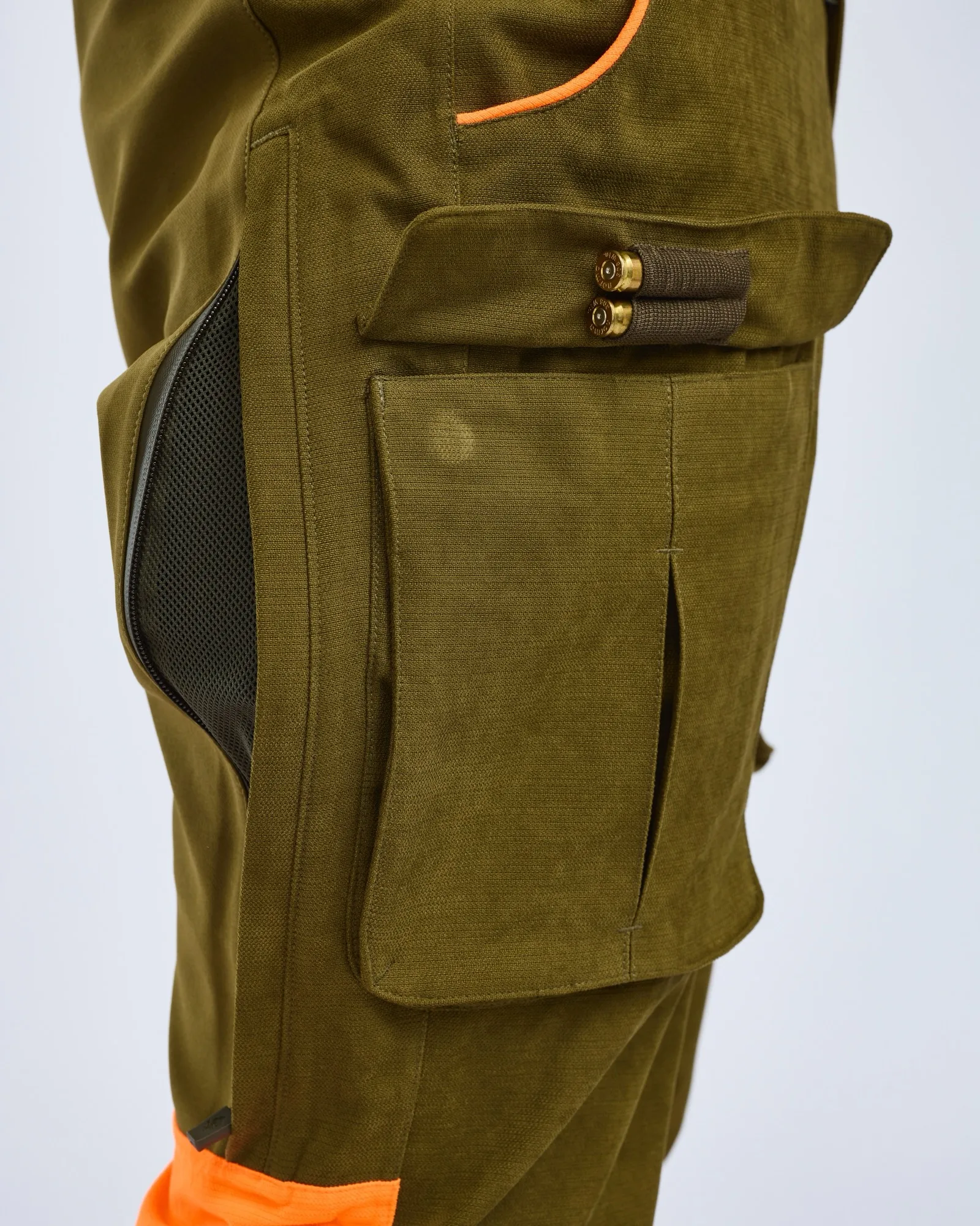Furudal Expert 2L Hunting Byxor Herr / OliveGreen/Orange - Image 3