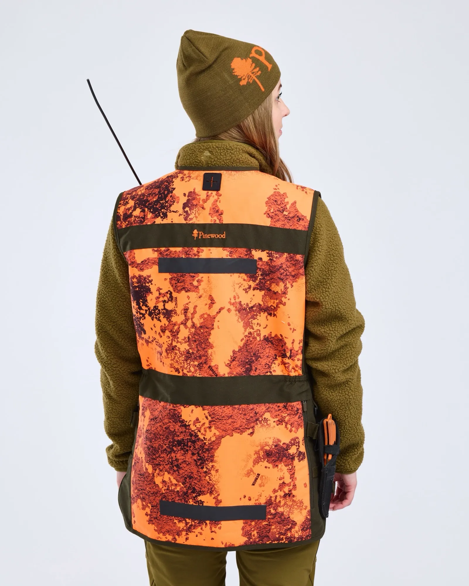 Furudal Hunter Pro 2.0 Camou Väst Dam / Strata Blaze/Moss Gr - Image 2