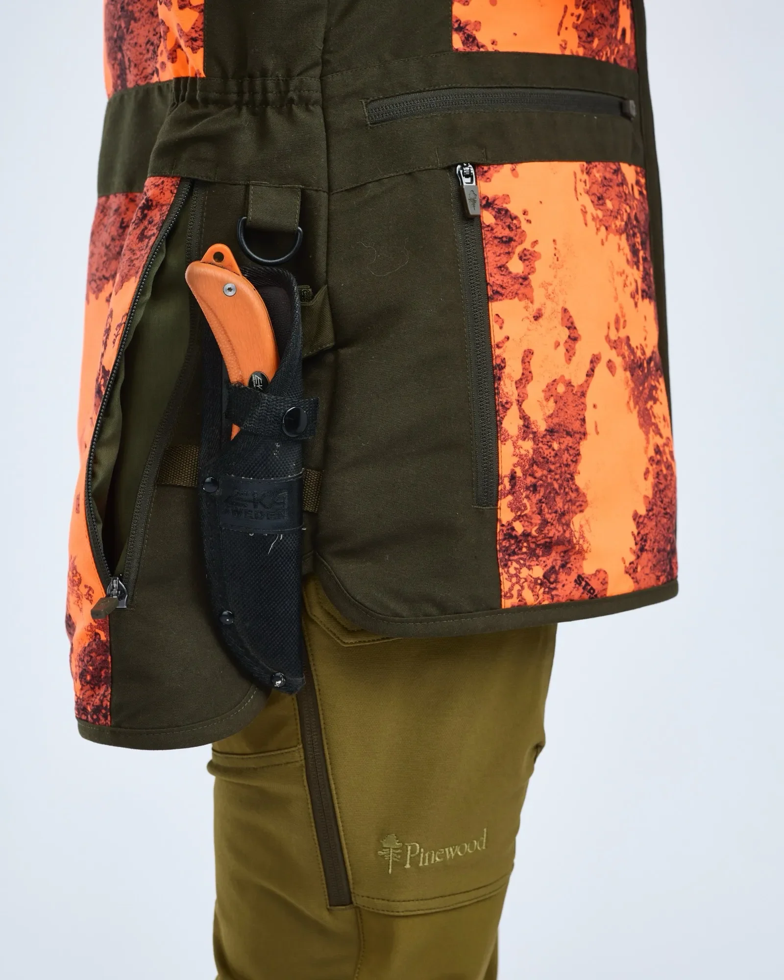 Furudal Hunter Pro 2.0 Camou Väst Dam / Strata Blaze/Moss Gr - Image 4
