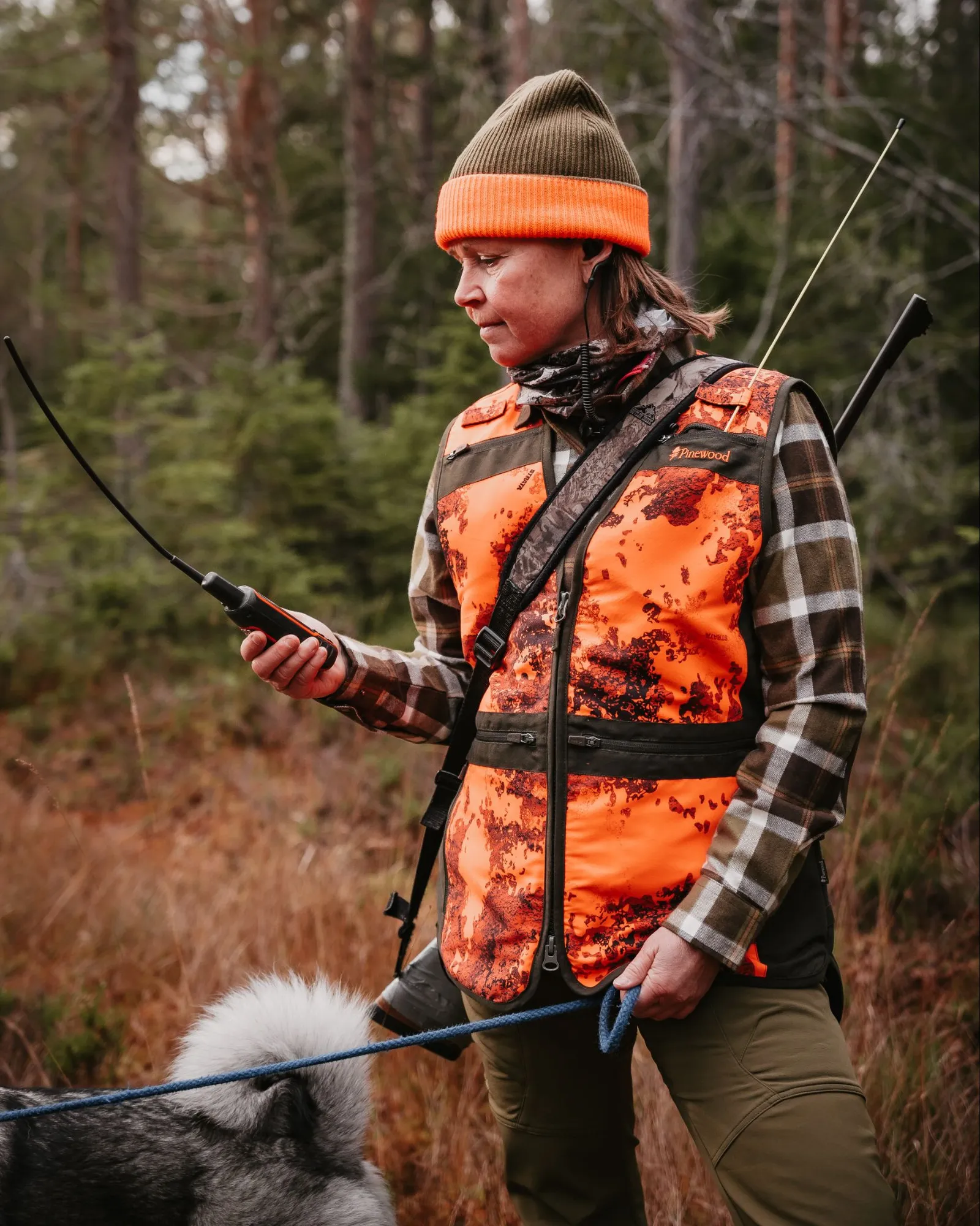 Furudal Hunter Pro 2.0 Camou Väst Dam / Strata Blaze/Moss Gr - Image 7