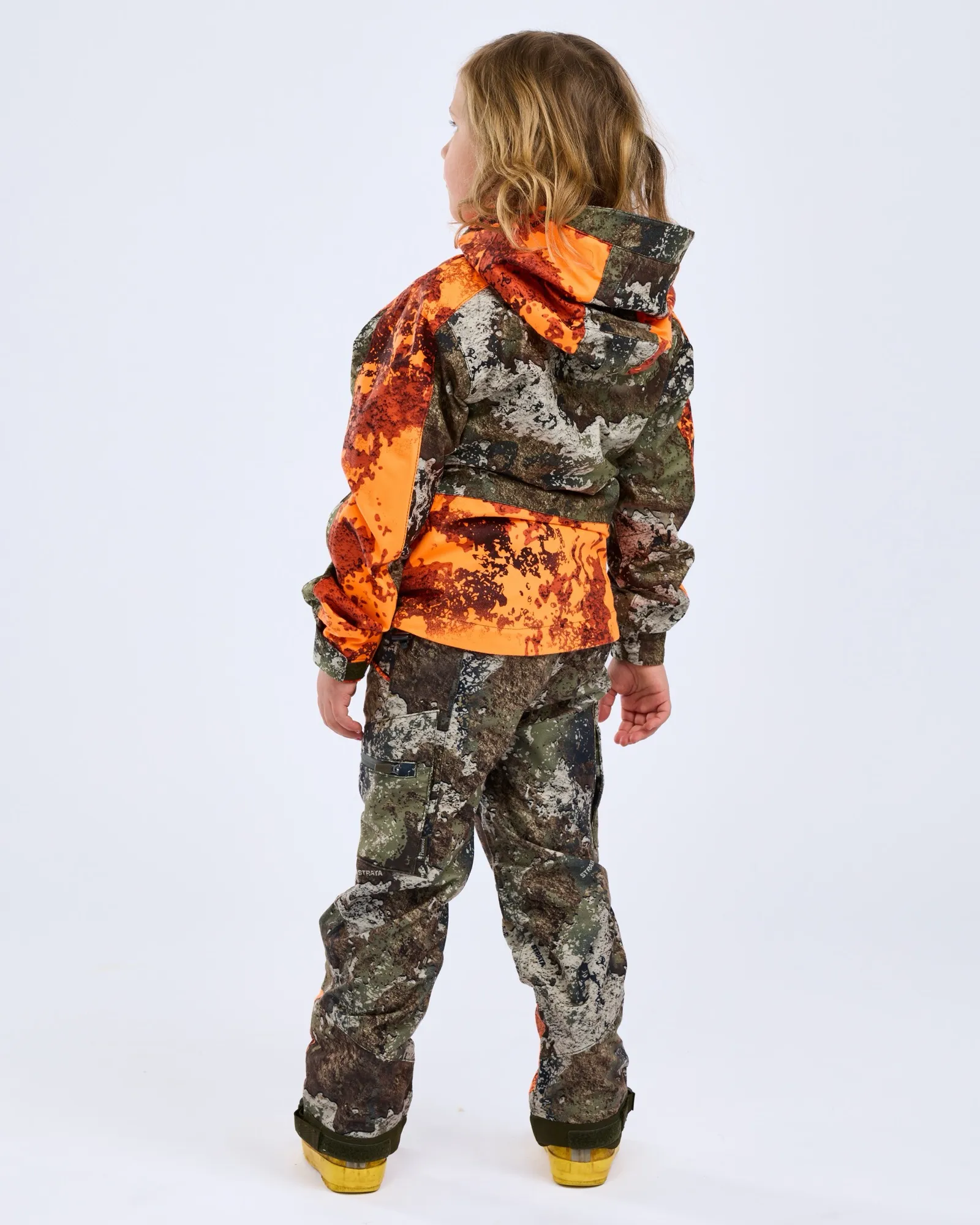 Furudal Retriever Active Camou Jaktbyxa Kids / Strata/Strata Blaze - Image 2