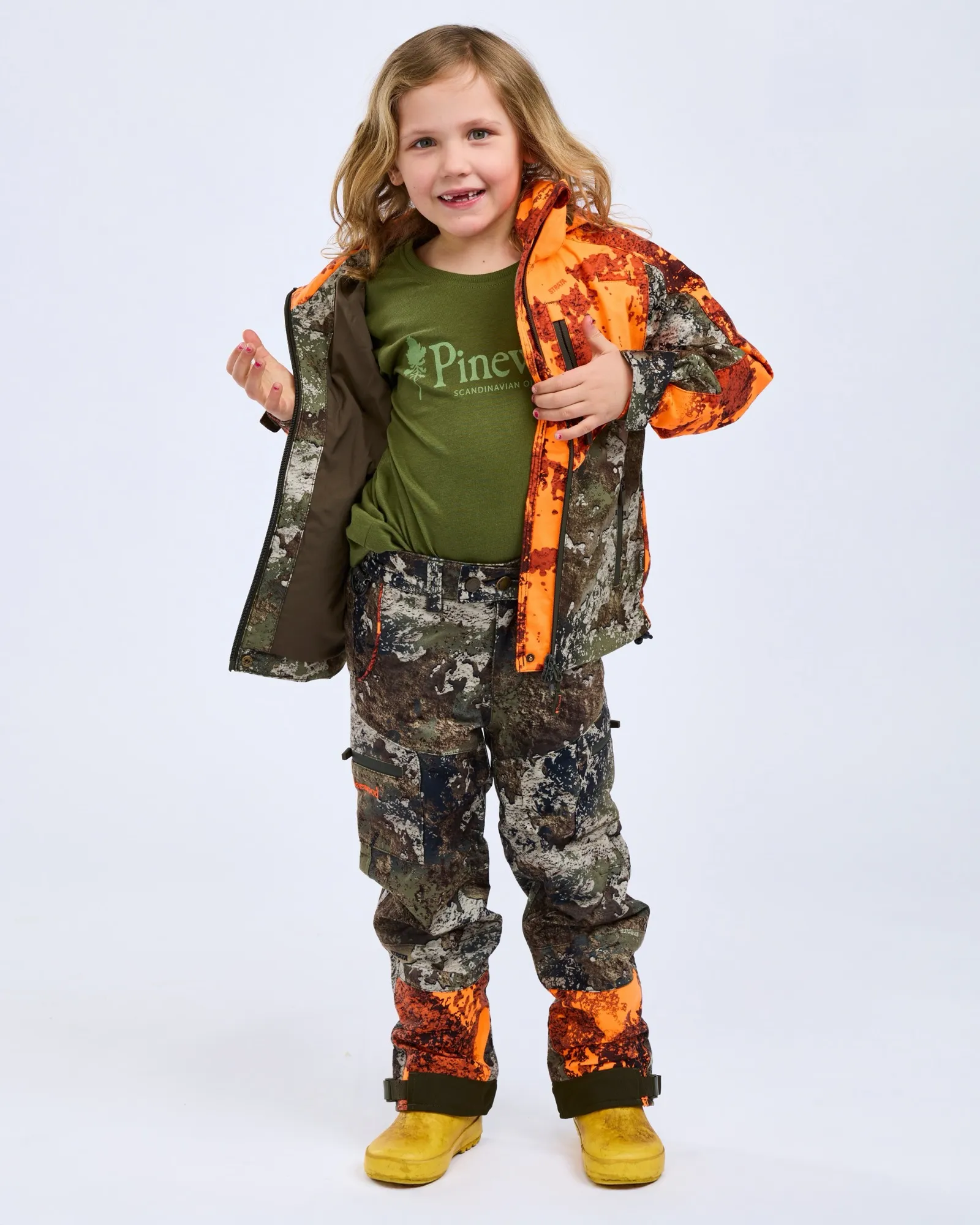 Furudal Retriever Active Camou Jaktbyxa Kids / Strata/Strata Blaze - Image 4
