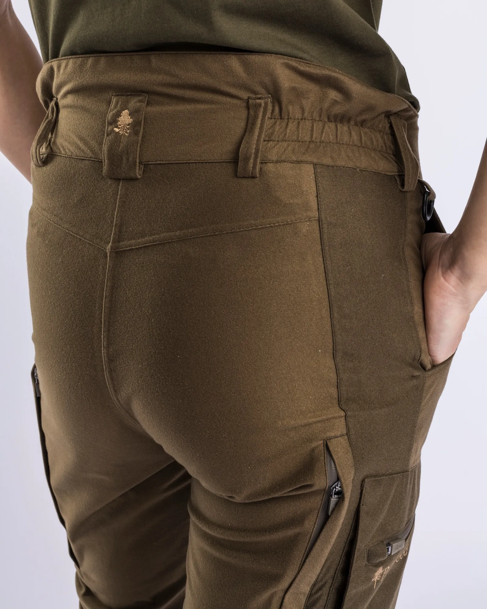 Furudal Retriever Active Jaktbyxa Dam / H.Brown/Suede Brown - Image 7