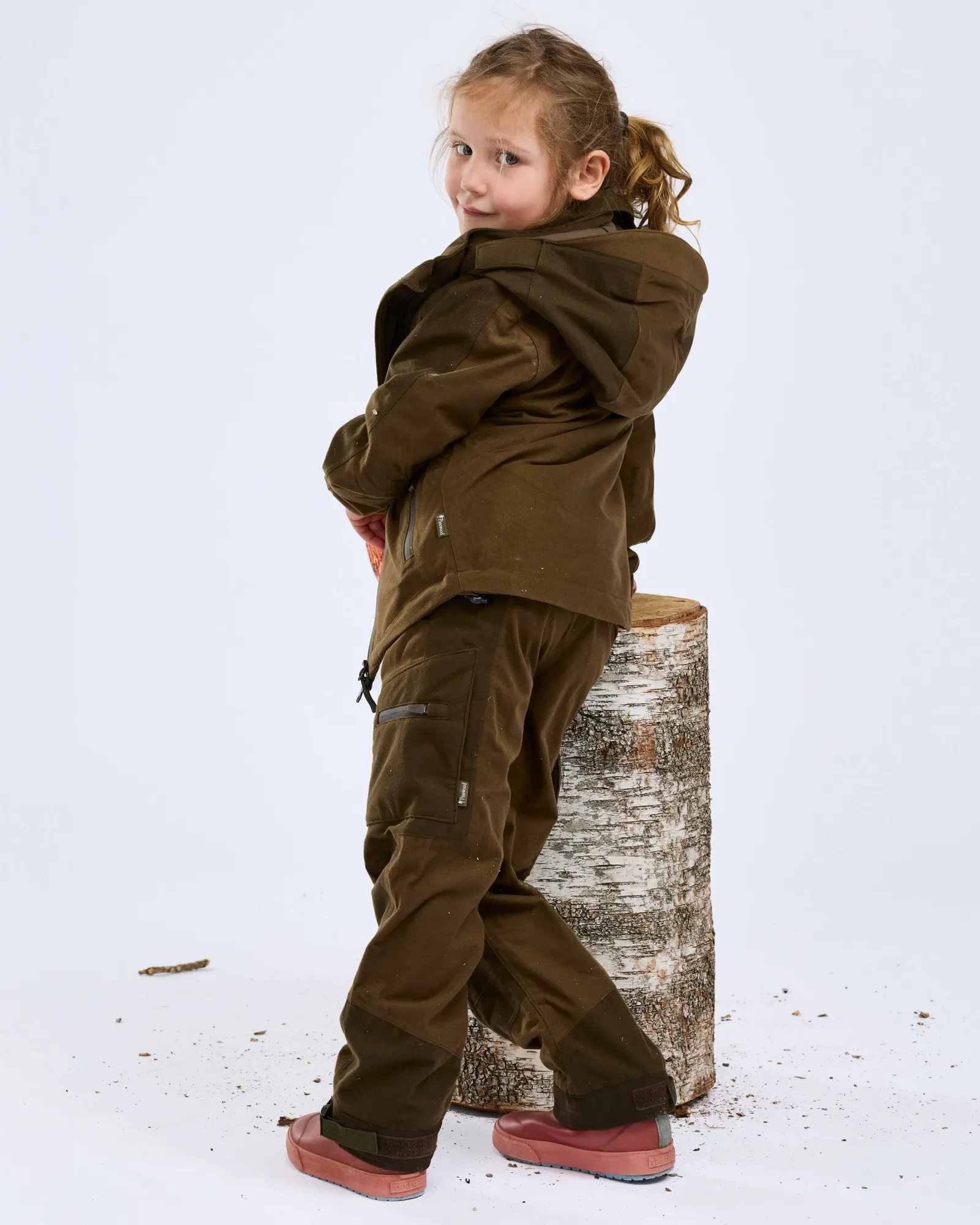 Furudal Retriever Active Jaktbyxa Kids / H.Brown/Suede Brown - Image 2