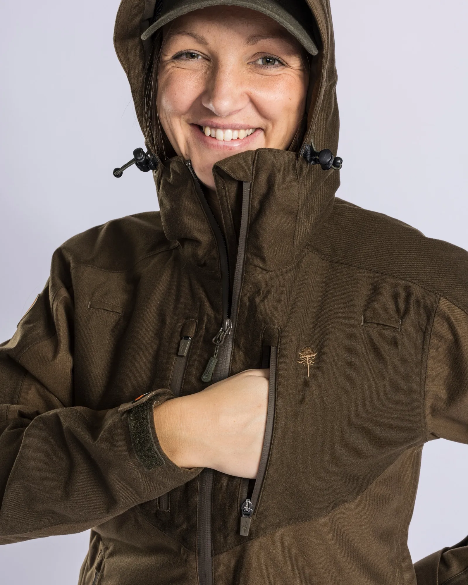Furudal Retriever Active Jaktjacka Dam / H.Brown/Suede Brown - Image 7