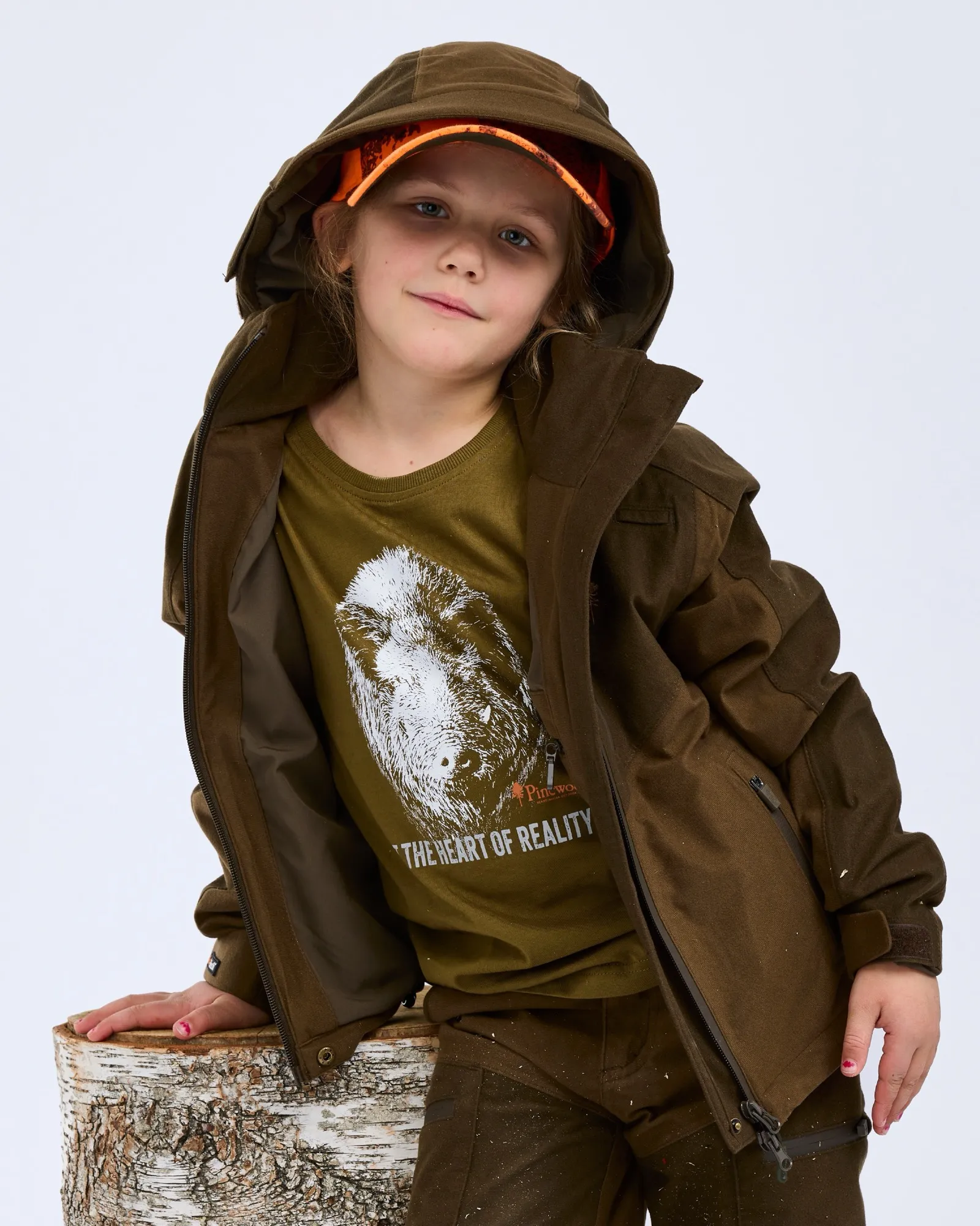 Furudal Retriever Active Jaktjacka Kids / H.Brown/Suede Brown - Image 3