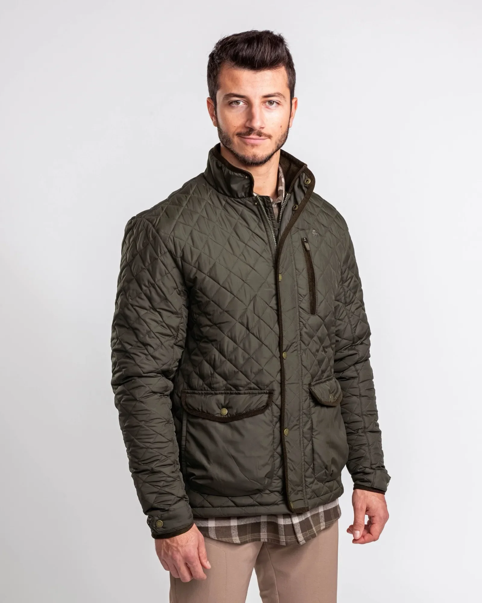 Nydala Classic Quiltad Jacka Herr / Moss Green