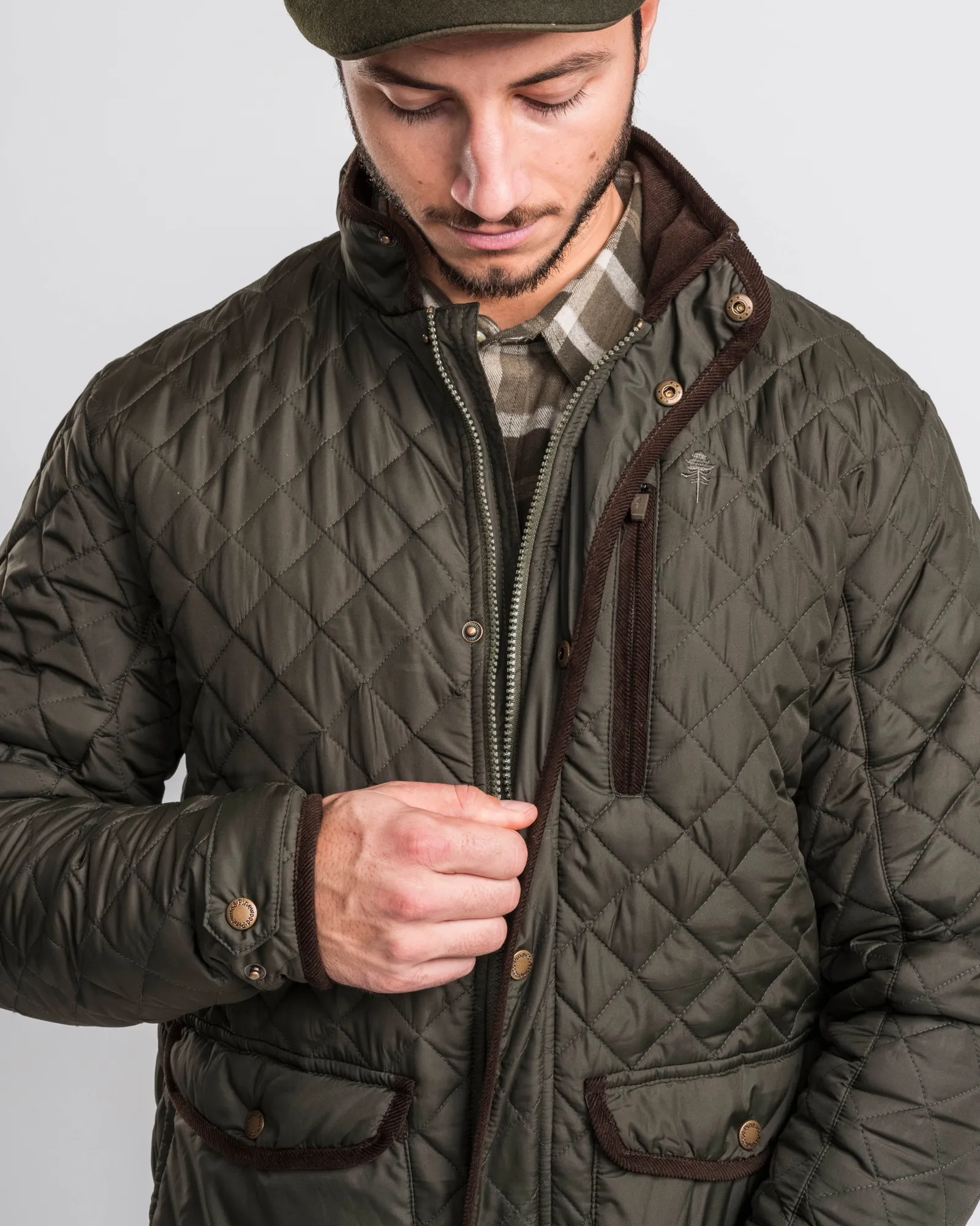 Nydala Classic Quiltad Jacka Herr / Moss Green - Image 7