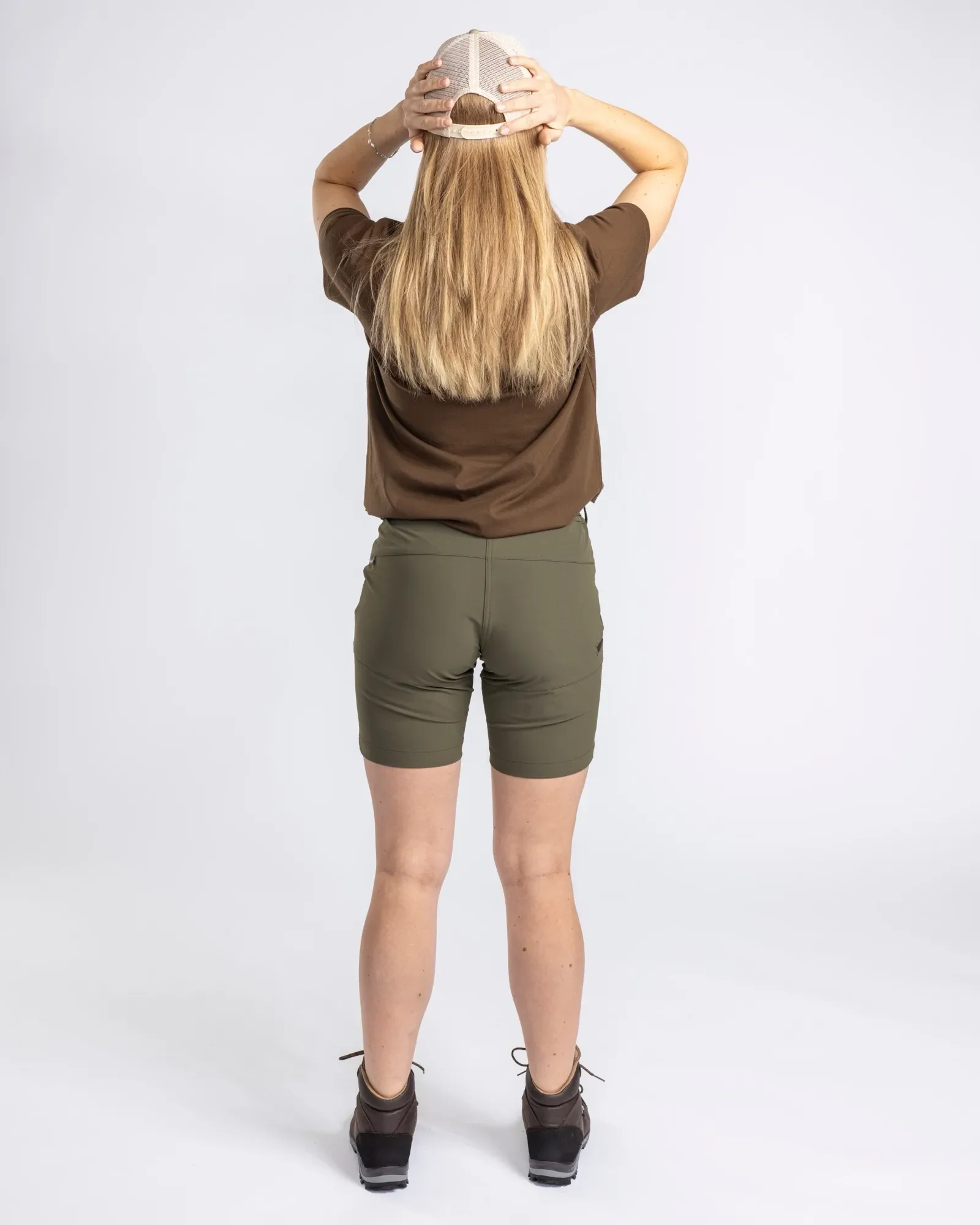 Pinewood® 3-pack T-shirt Dam / Green/H.Brown/Khaki - Image 2