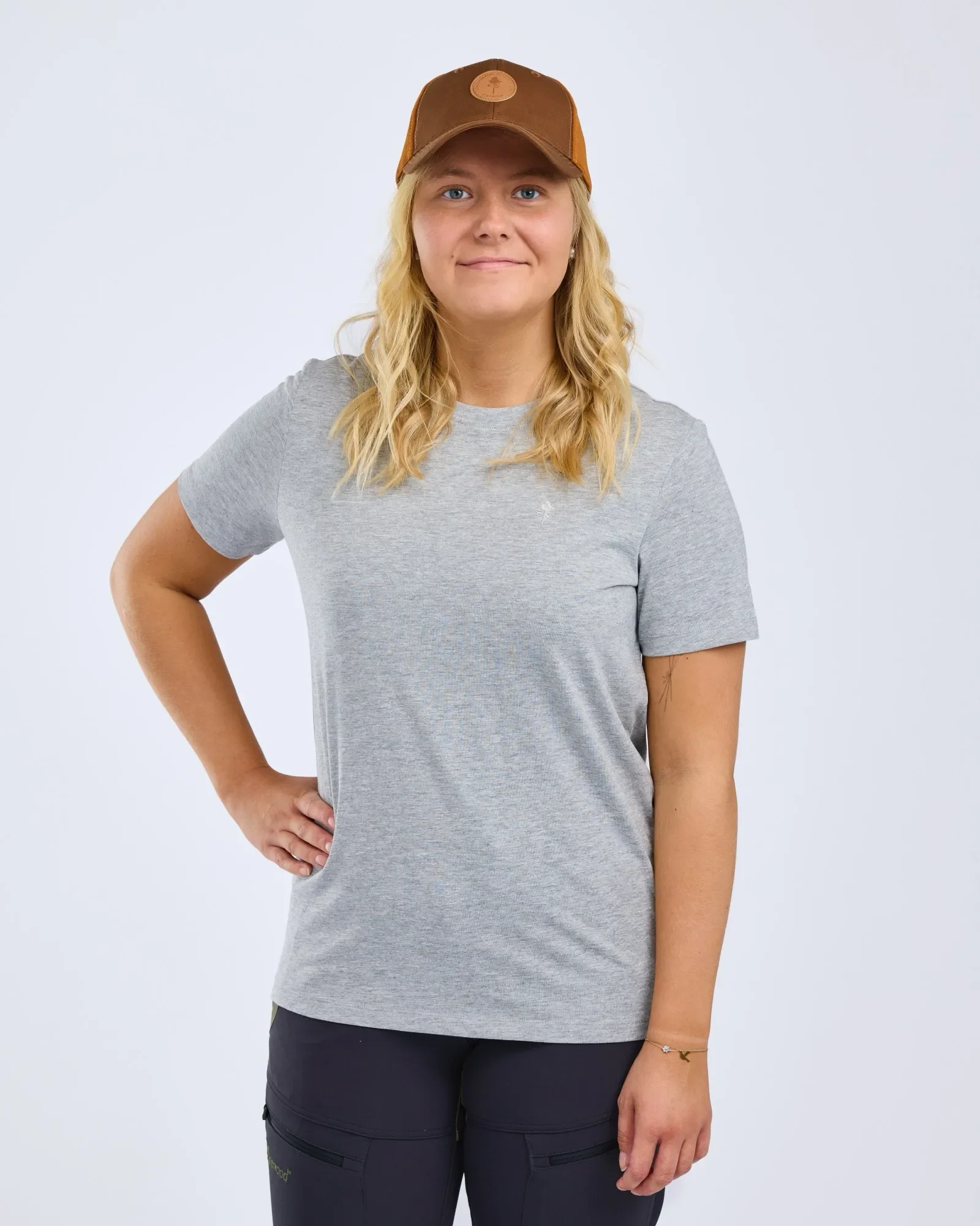 Pinewood® 3-pack T-shirt Dam / GreyMel/D.Pink/Black - Image 3