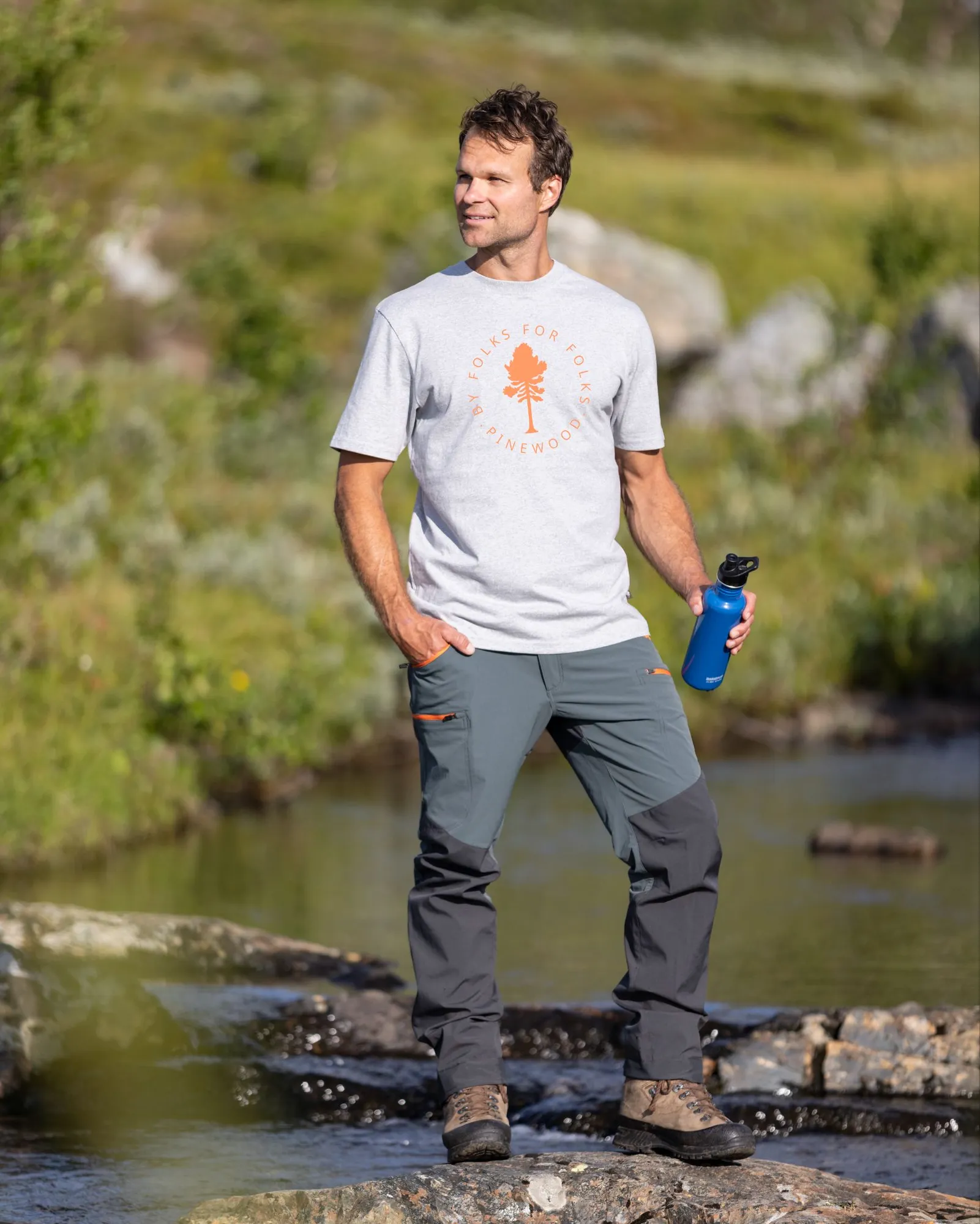 Pinewood® Abisko Brenton Byxa Herr / UrbanGrey/D.Anthraci - Image 3