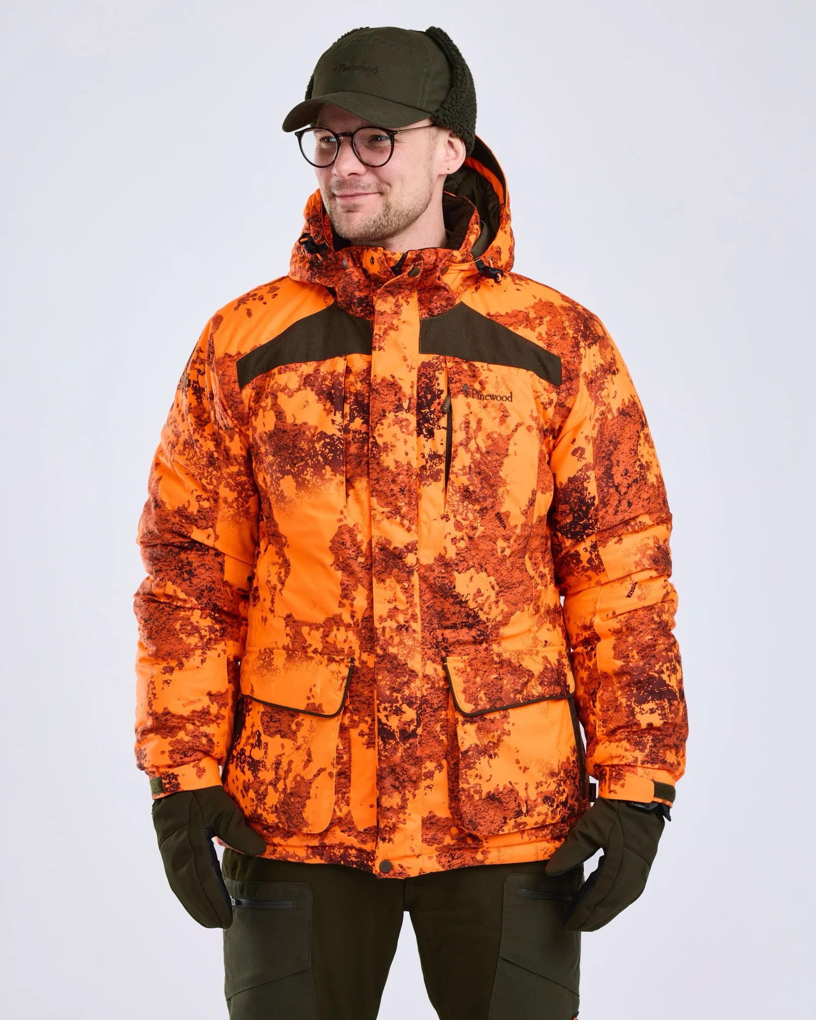 Pinewood® Abisko Camou 2.0 Jaktjacka Herr / Strata Blaze