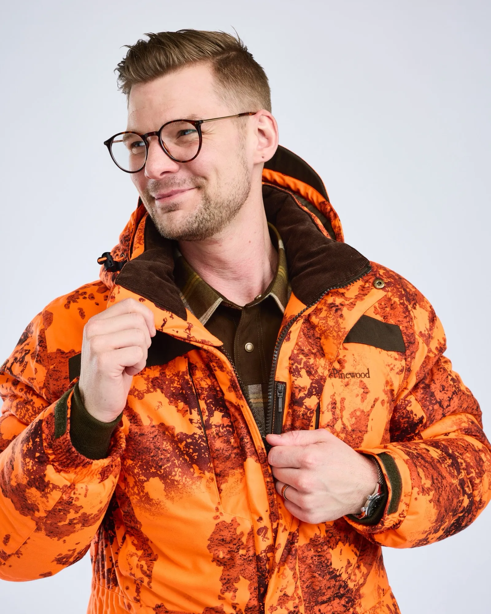 Pinewood® Abisko Camou 2.0 Jaktjacka Herr / Strata Blaze - Image 6
