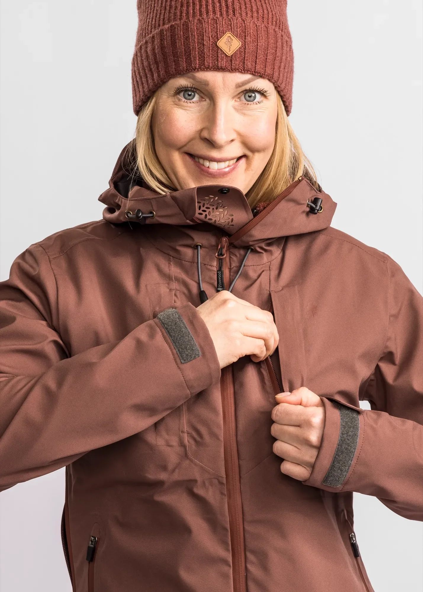 Pinewood® Abisko Telluz Jacka Dam / Marron Rose - Image 5