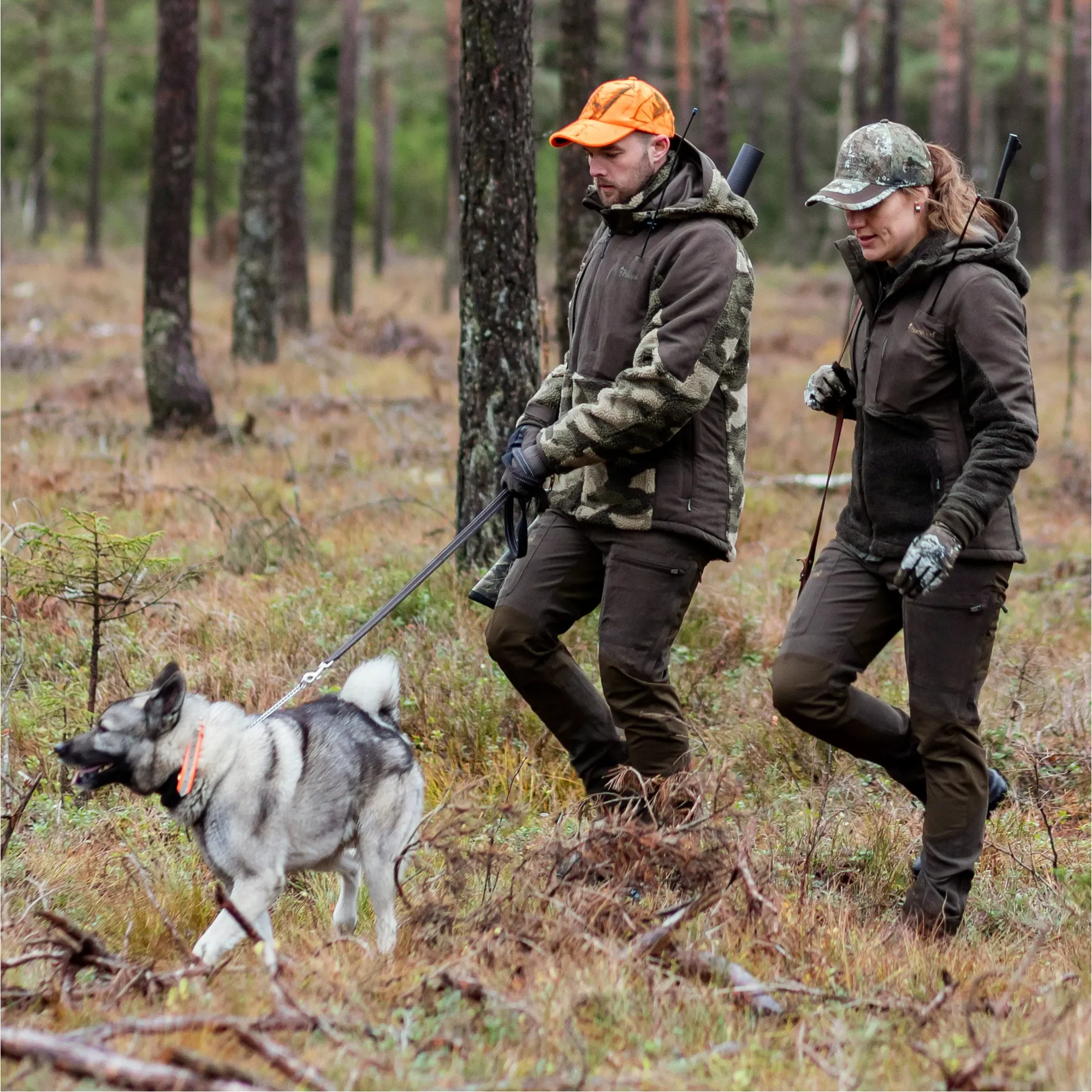 Pinewood® Caribou Hunt Jaktbyxa Dam / Suede Brown/D.Olive - Image 4