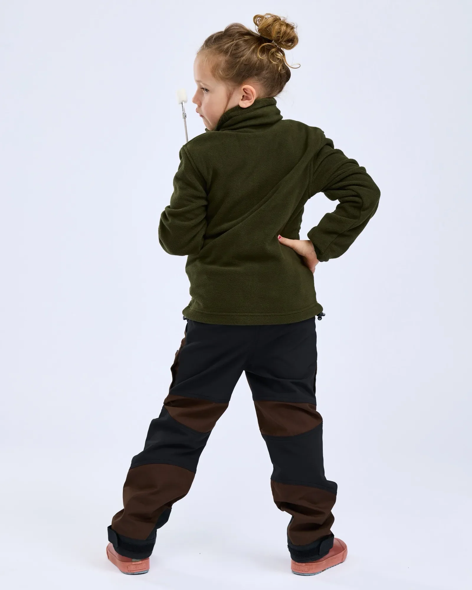 Pinewood® Caribou Tc Byxa Barn / D.Brown/Black - Image 2