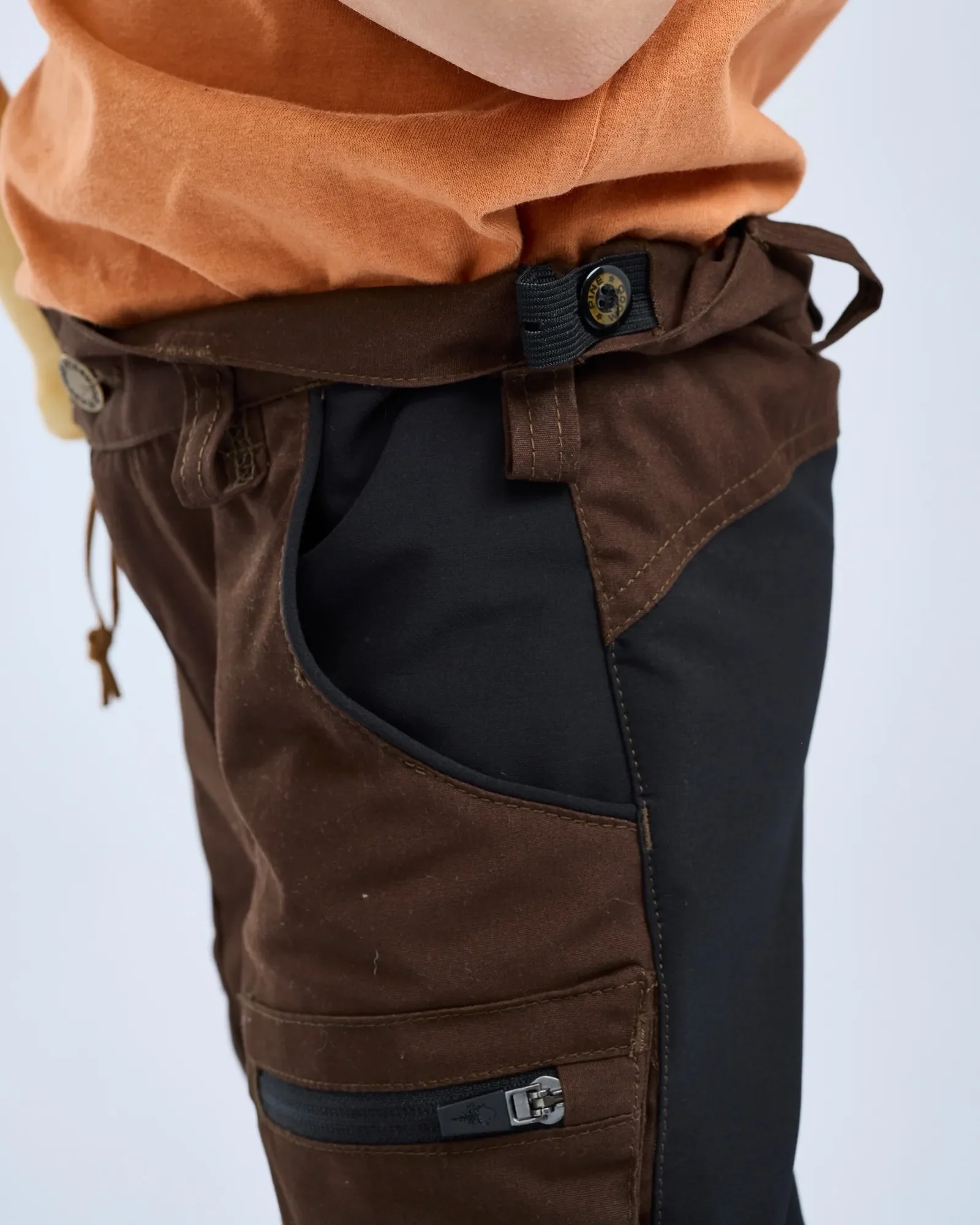 Pinewood® Caribou Tc Byxa Barn / D.Brown/Black - Image 3