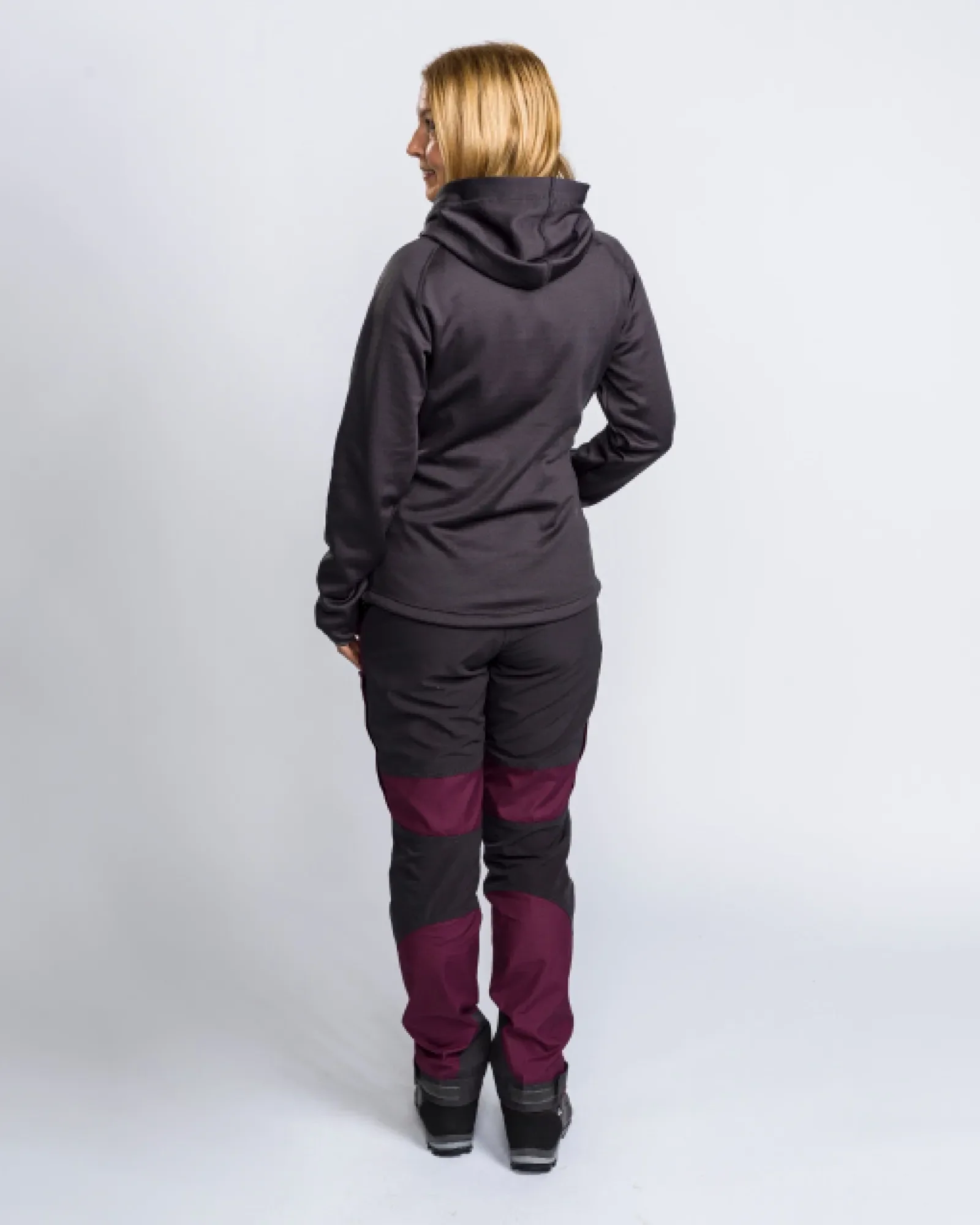 Pinewood® Caribou Tc Byxa Dam / Plum/D. Anthracite - Image 2