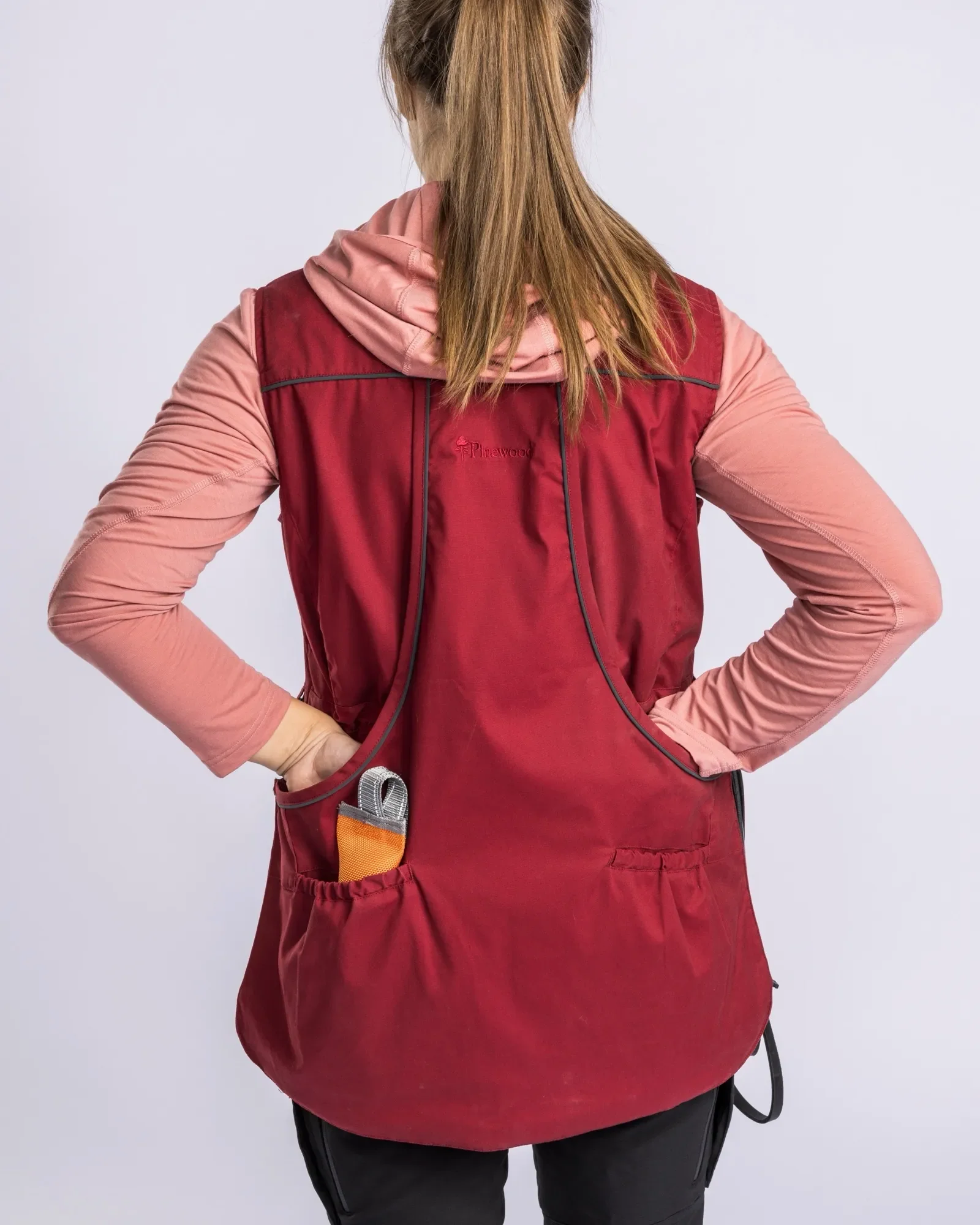 Pinewood® Dog Sports Trainer Väst Dam / D.Tomato/D.Red - Image 5