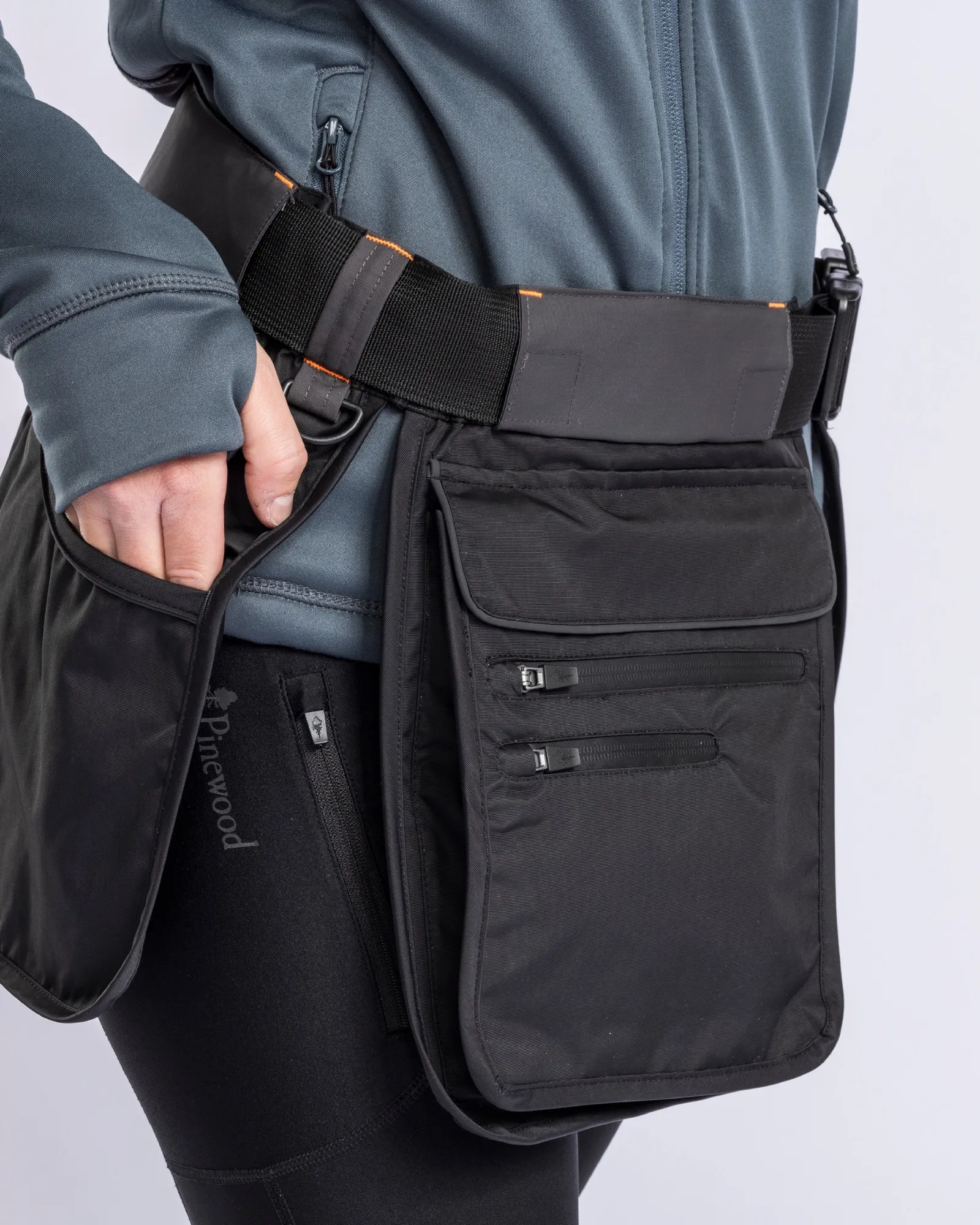Pinewood® Dog Sports Utility Bälte / Black/D.Anthracite - Image 2