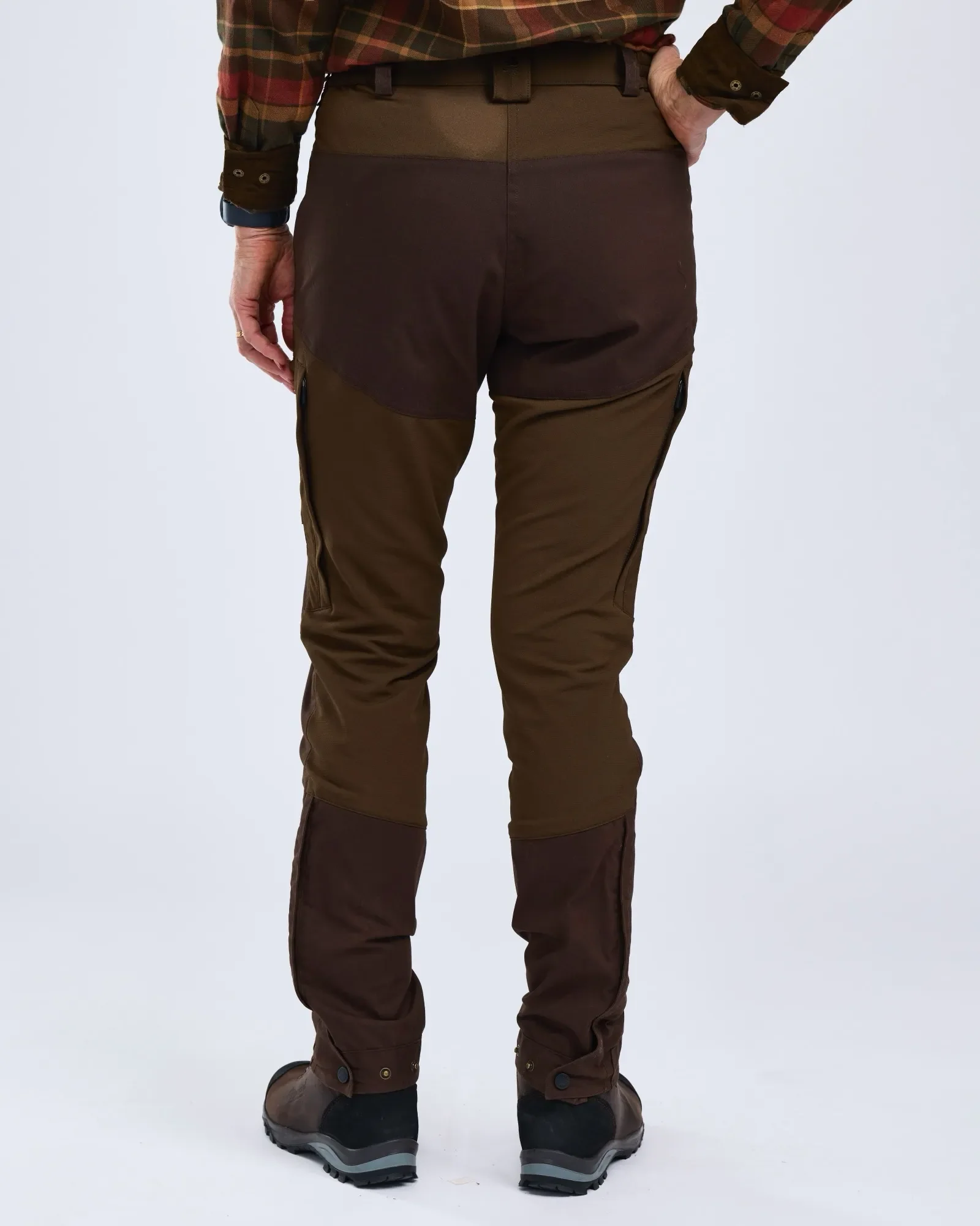 Pinewood® Finnveden Hybrid Friluftsbyxa Dam / D.Brown - Image 2