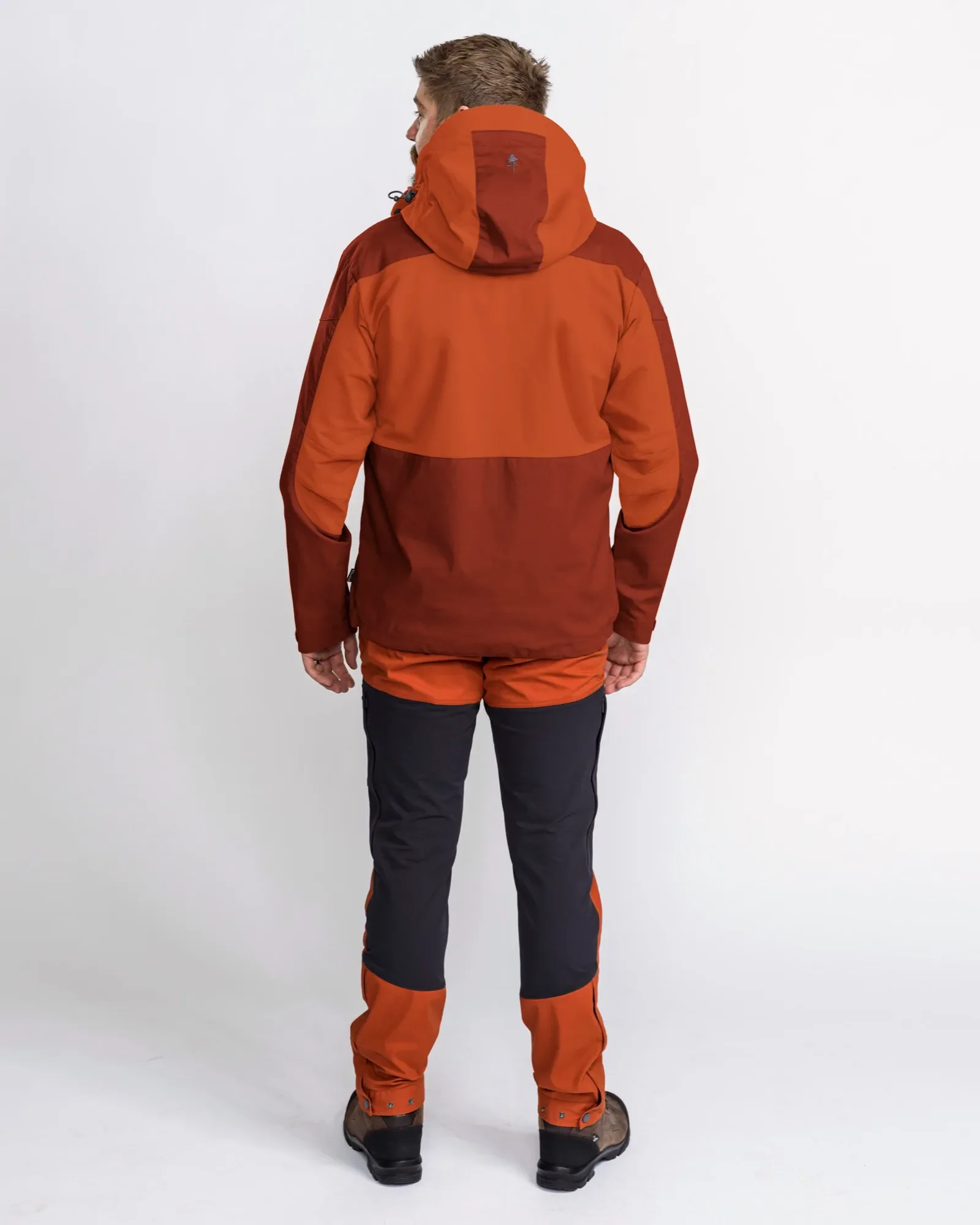 Pinewood® Finnveden Hybrid Friluftsjacka Herr / Terracotta - Image 3
