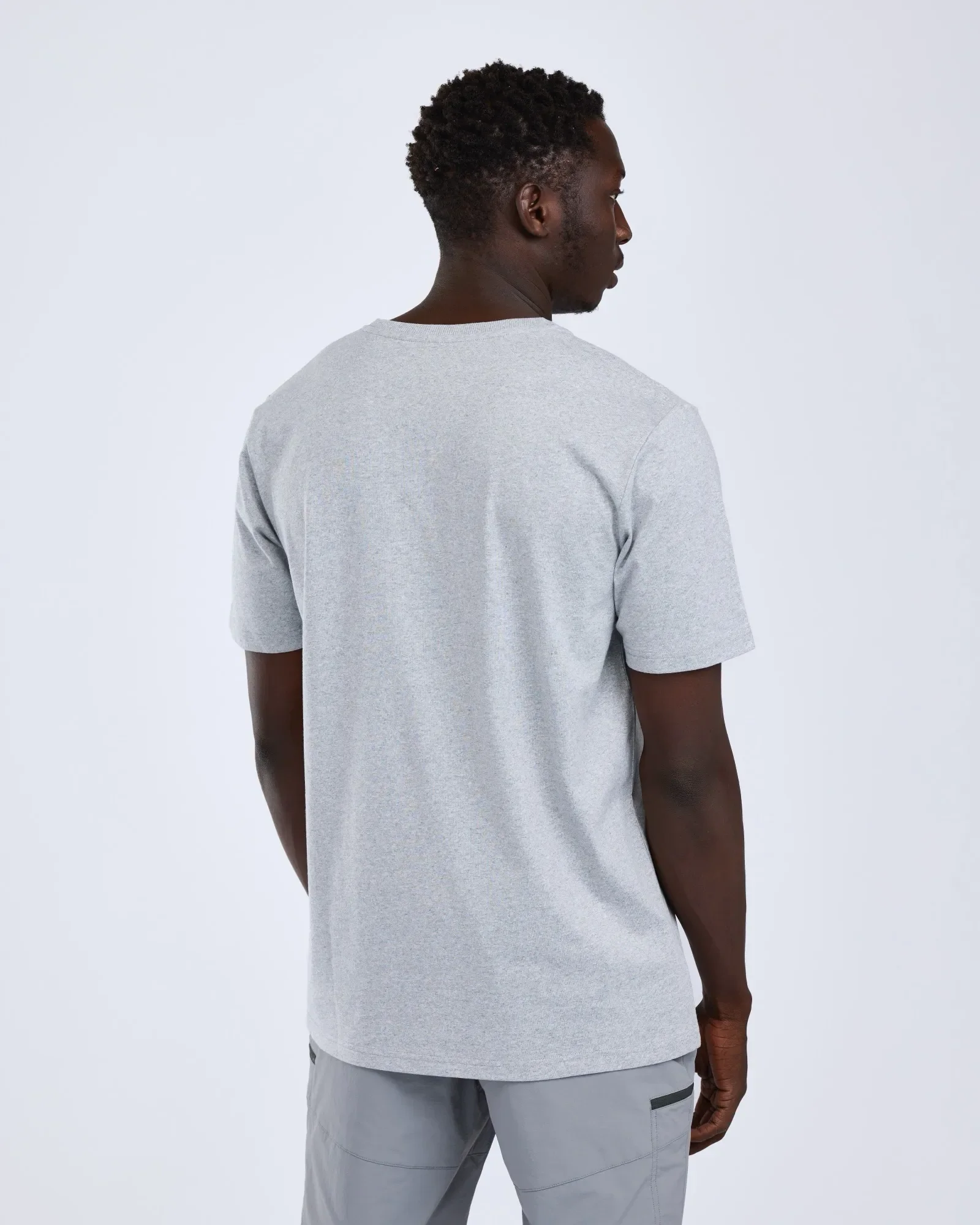 Pinewood® Fishing T-shirt Herr / L.Grey Mel Pike - Image 2