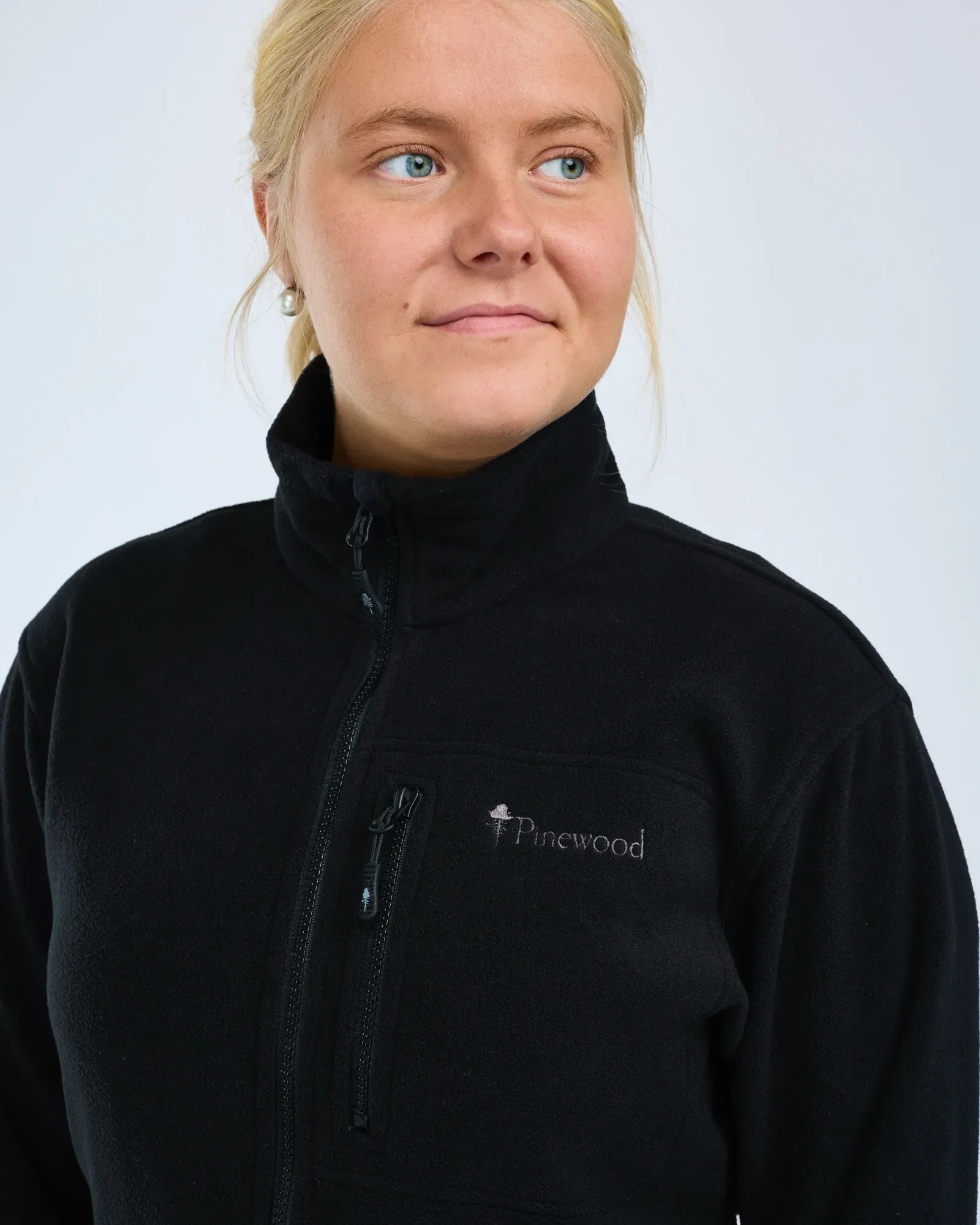 Pinewood® Fleecejacka Dam / Black - Image 3
