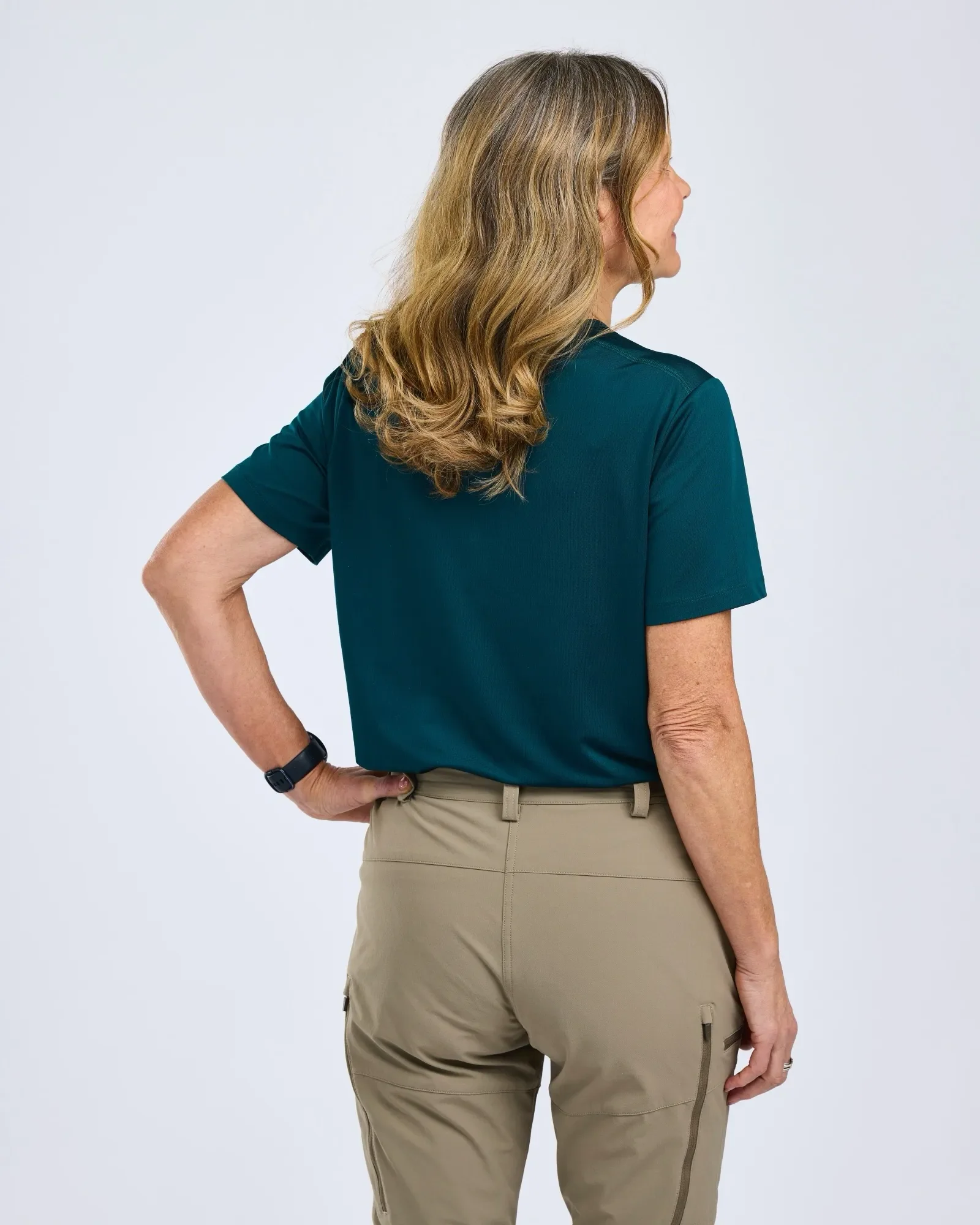 Pinewood® Funktions T-shirt Dam / D.Teal Blue - Image 2