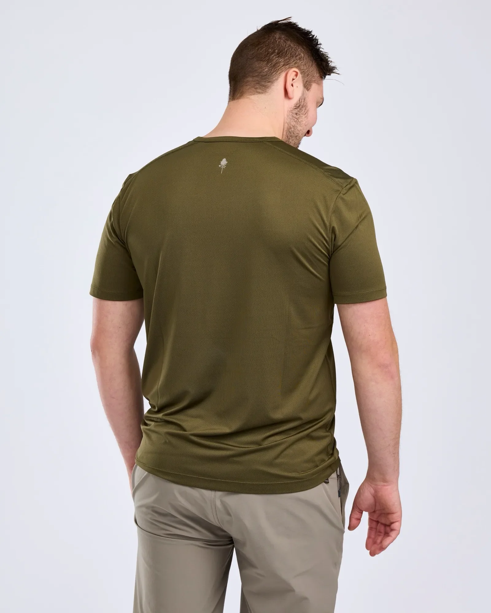 Pinewood® Funktions T-shirt Herr / Moss Green - Image 2